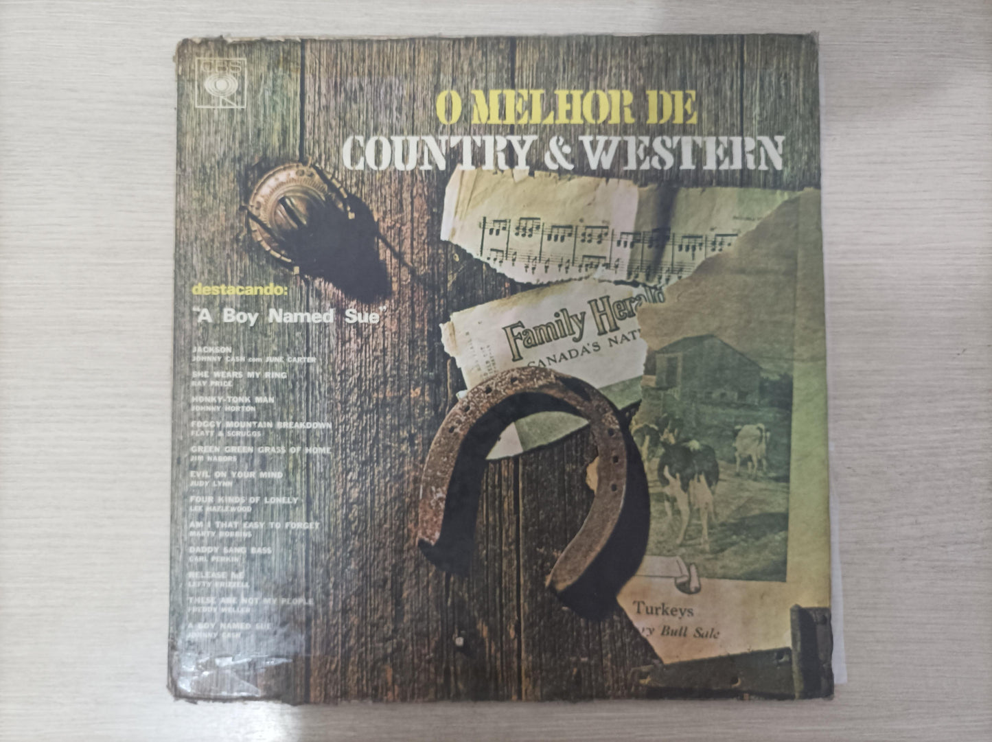 Lp Vinil O Melhor de Country & Western