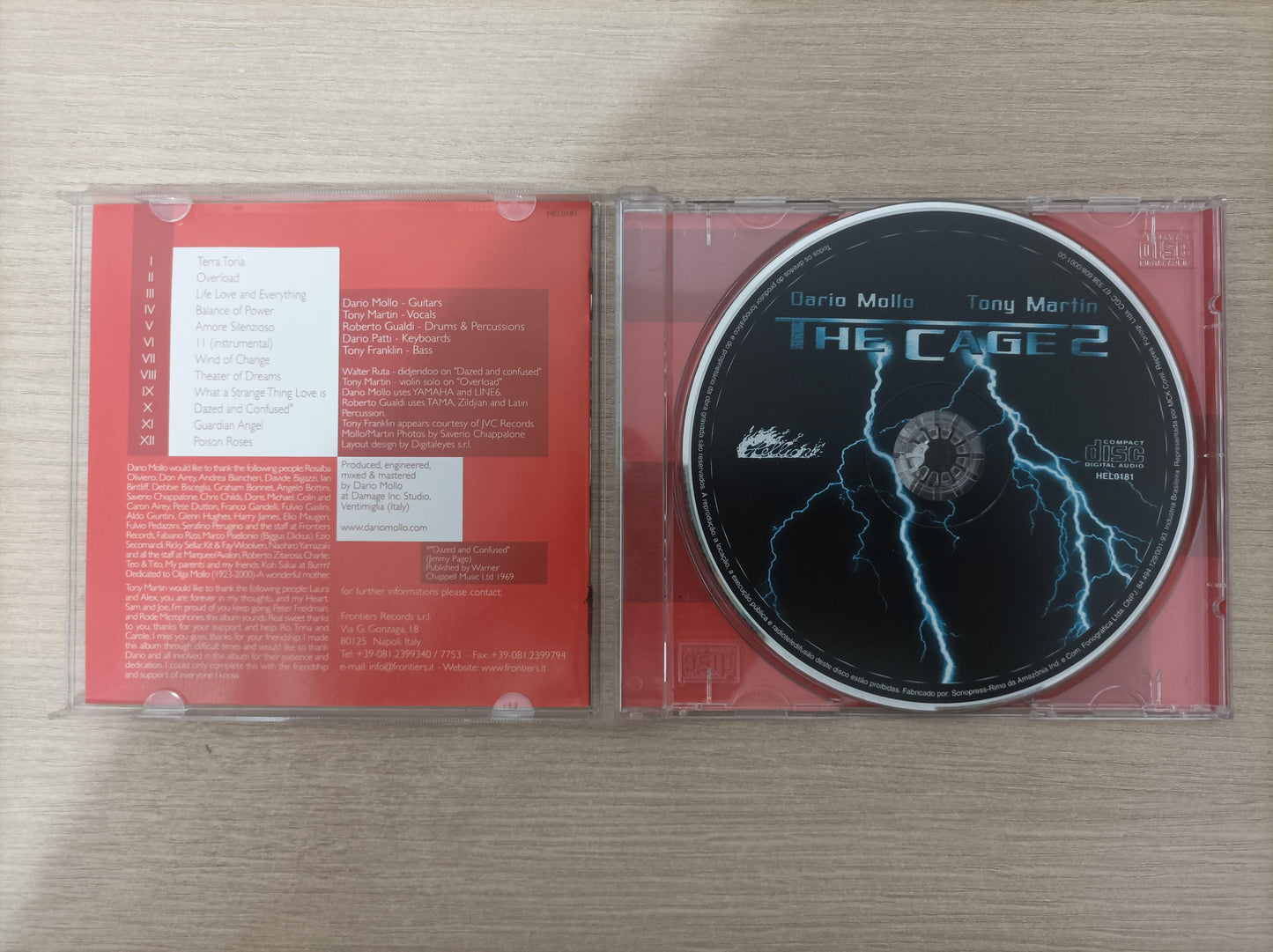 CD Dario Mollo The Cage 2