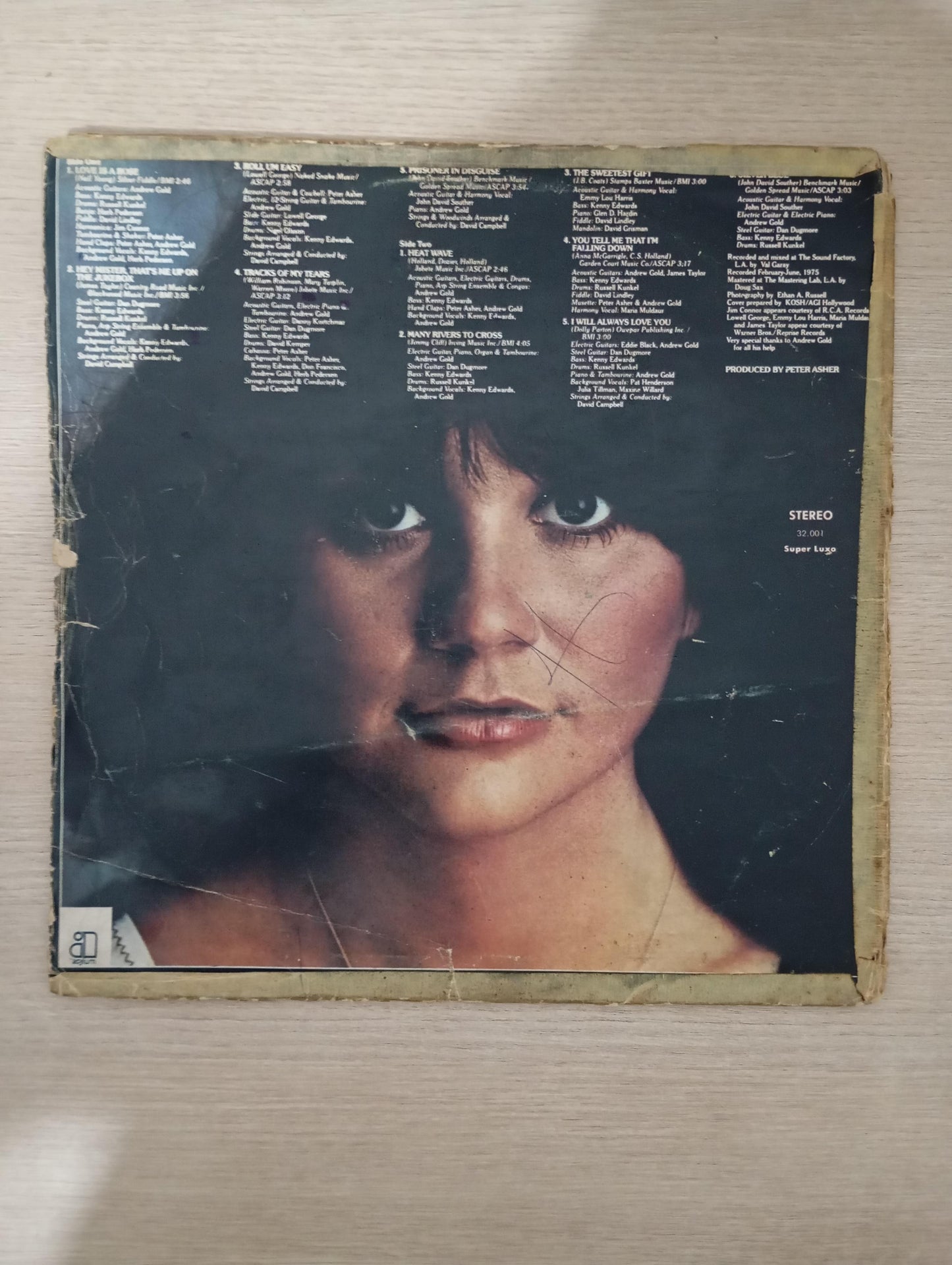Lp Vinil Linda Ronstadt Prisoner In Disguise Capa Dupla