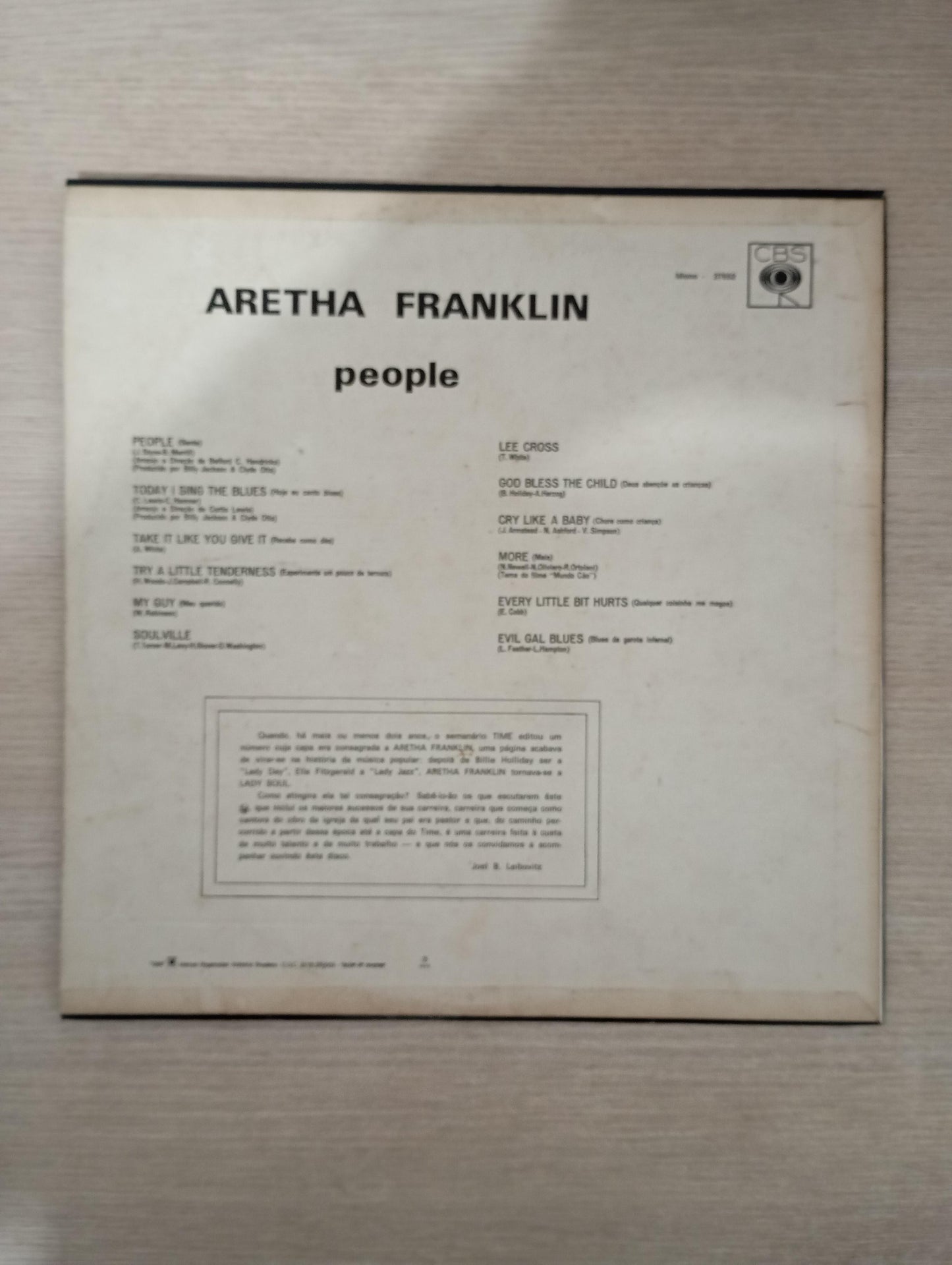 Lp Vinil Aretha Franklin People