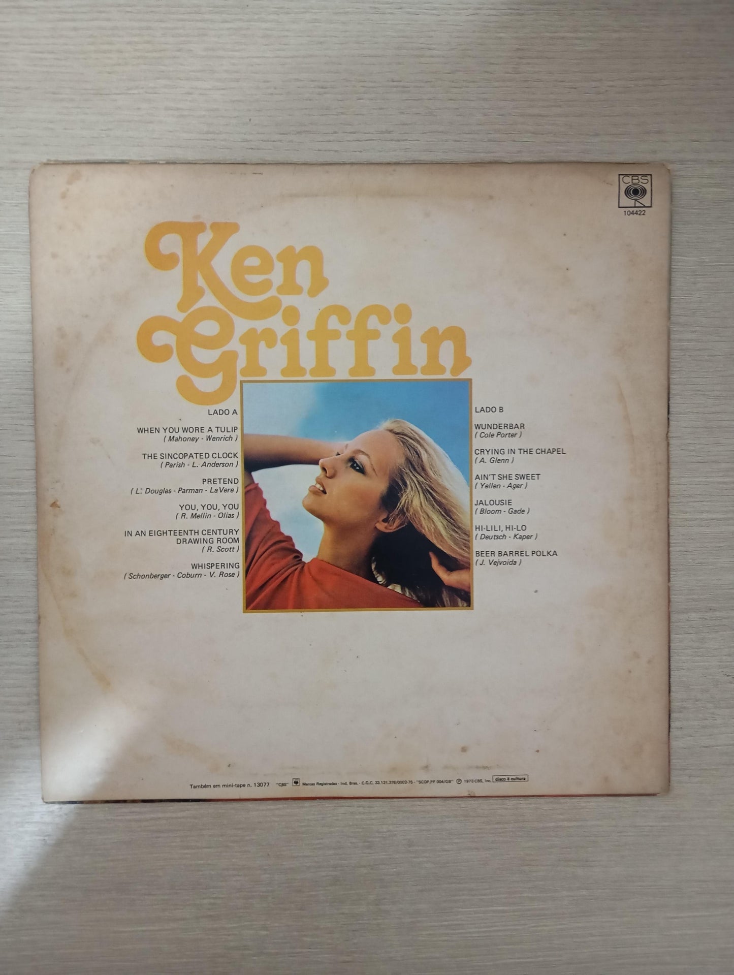 Lp Vinil Ken Griffin 1978