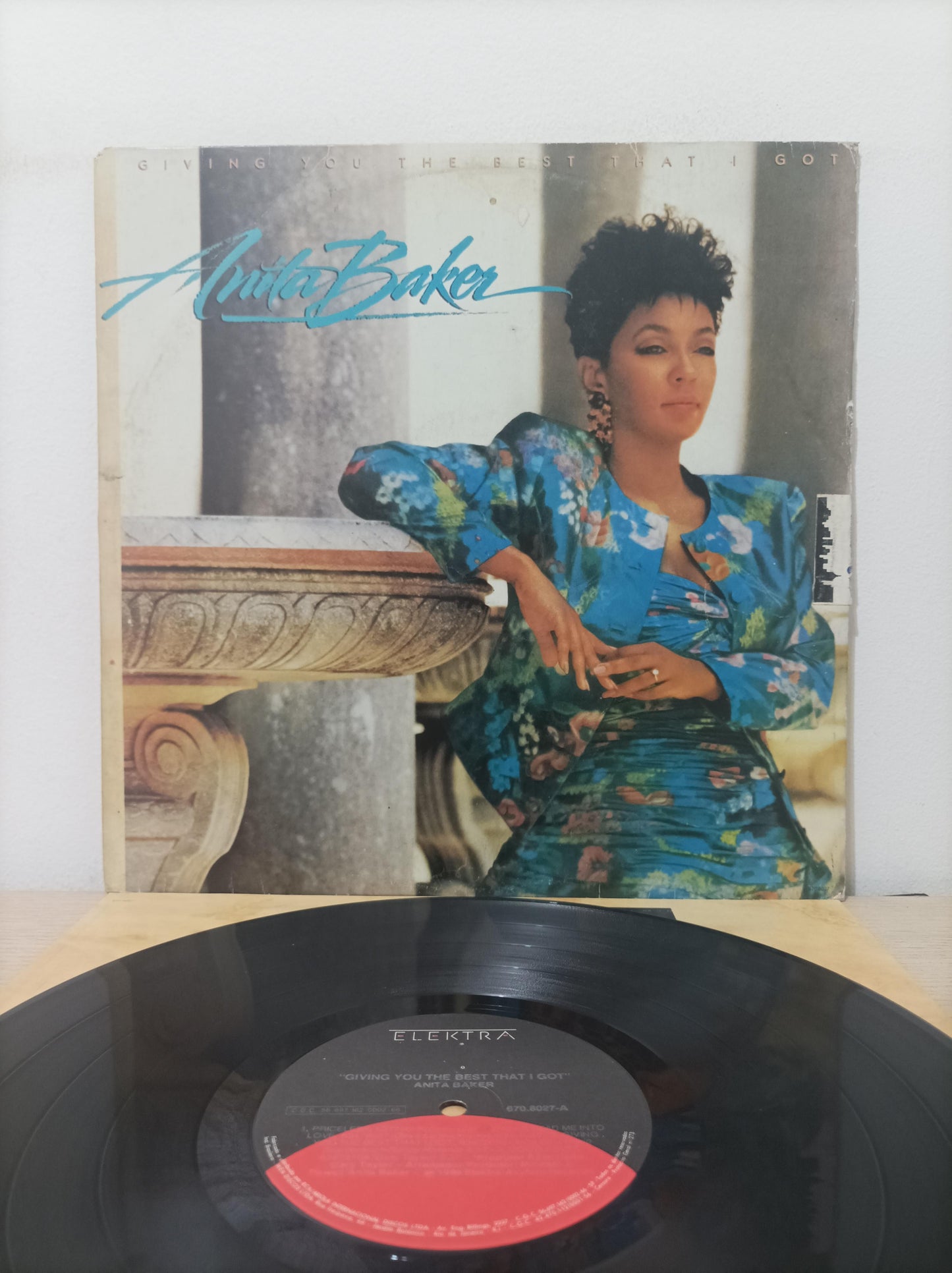 Lp Vinil Anita Baker Giving You The Best That I Got Encarte