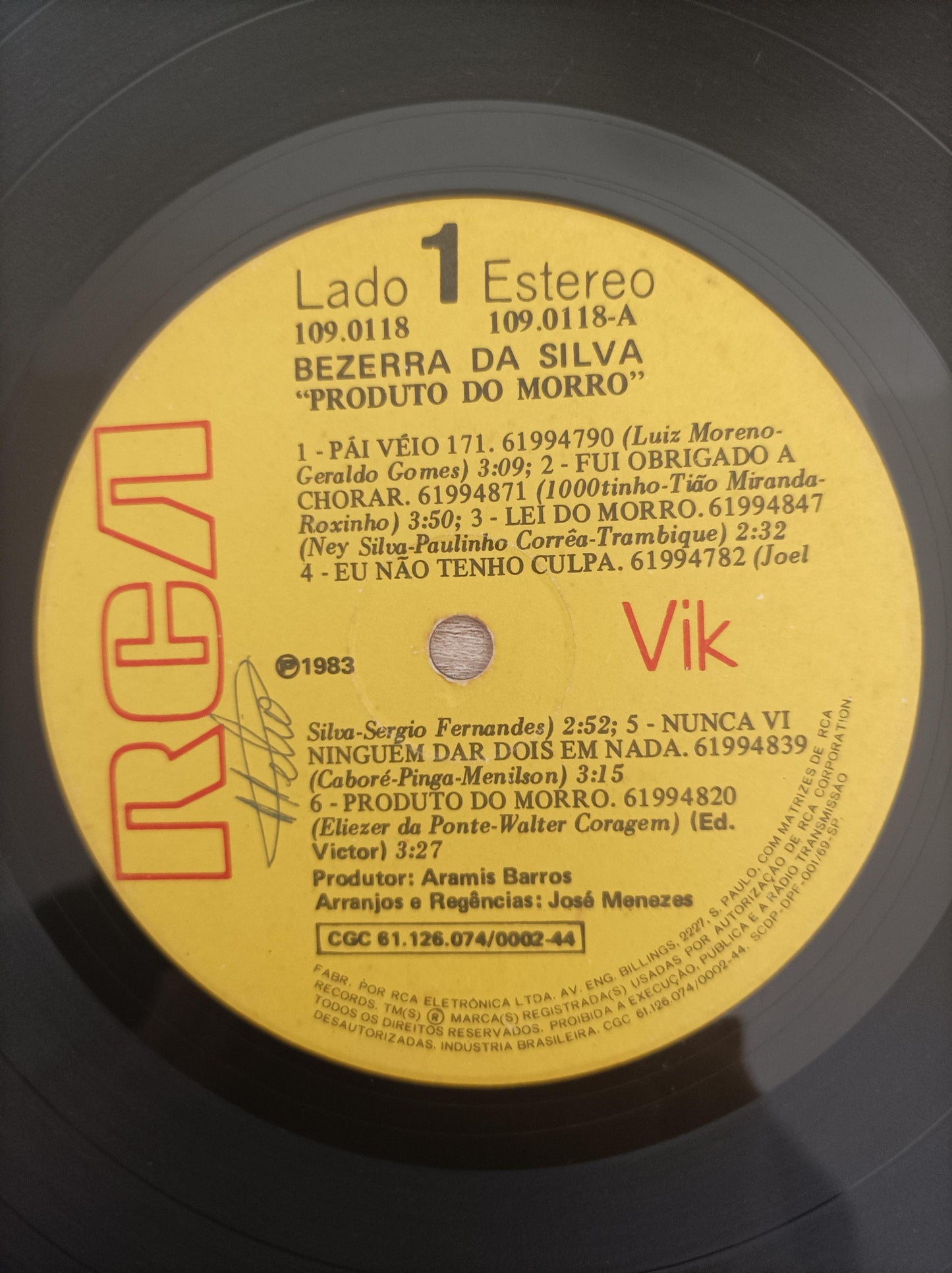 Lp Vinil Bezerra Da Silva Produto Do Morro