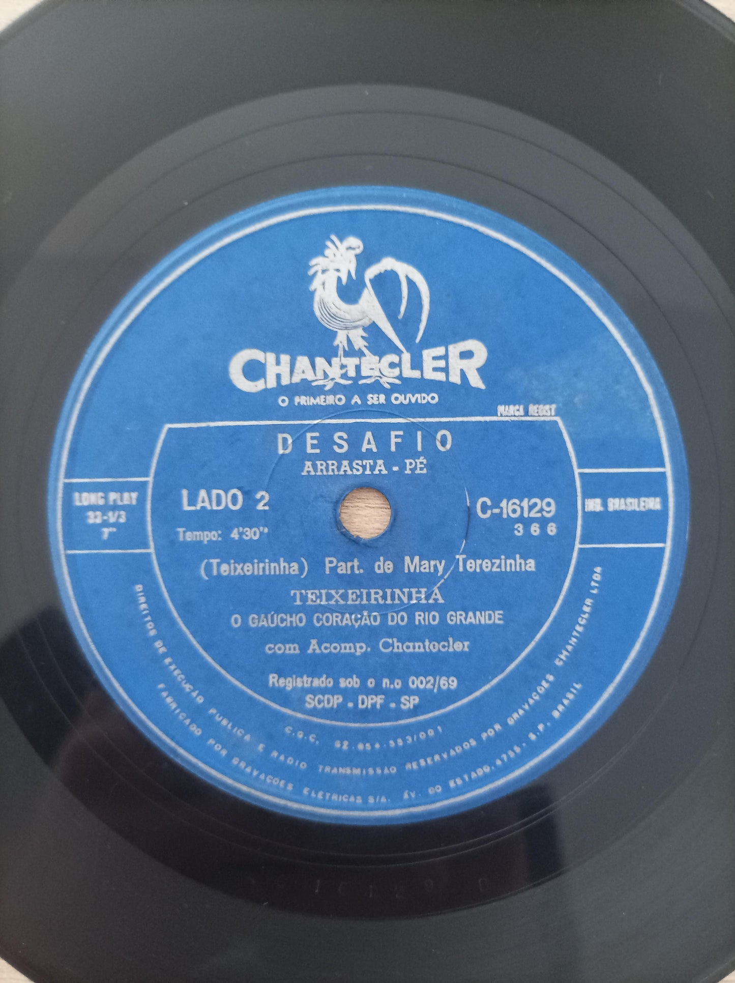 Vinil Compacto Toada Canção Ela tornou-se freira