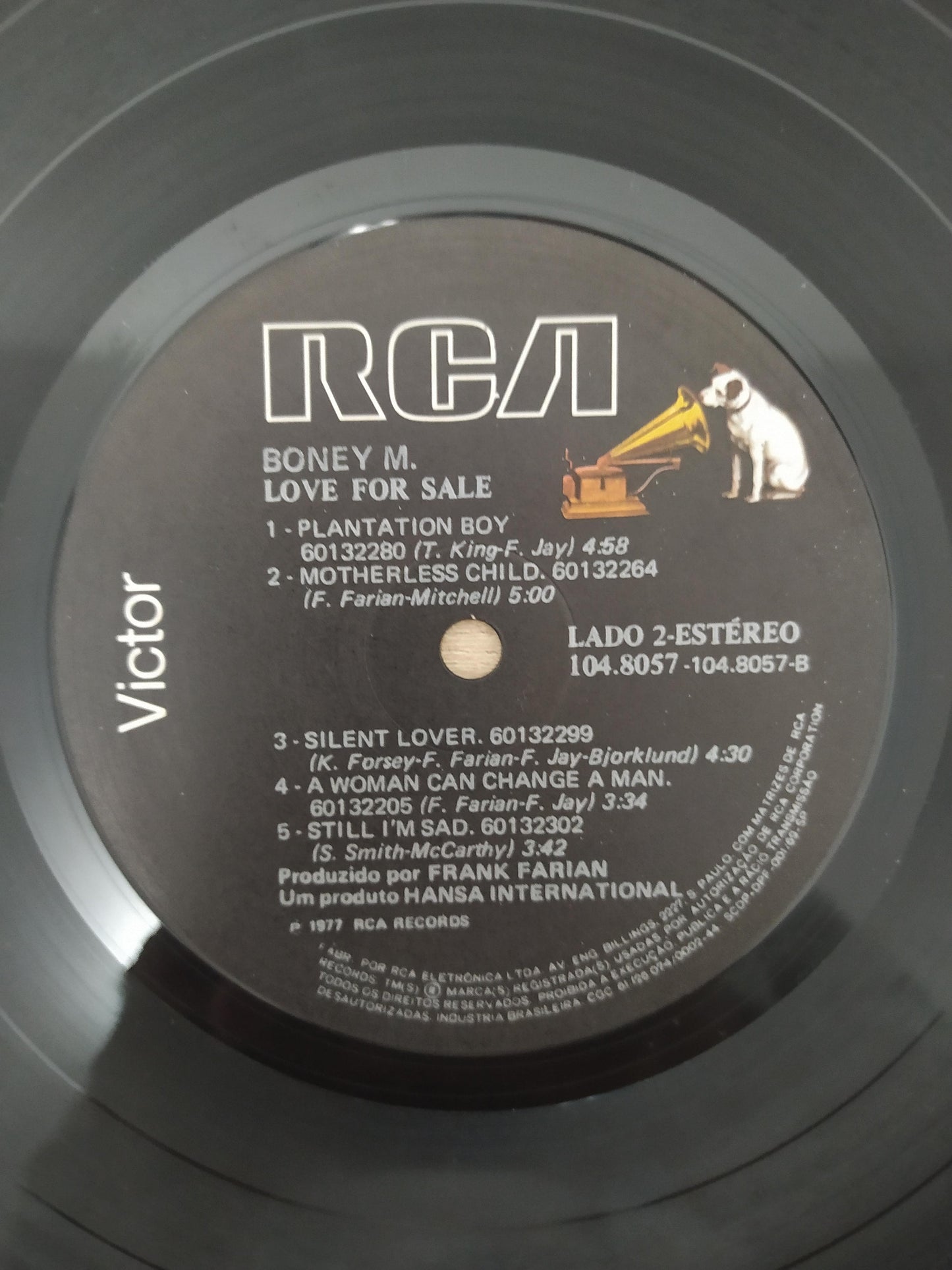 Lp Vinil Boney M. Love For Sale