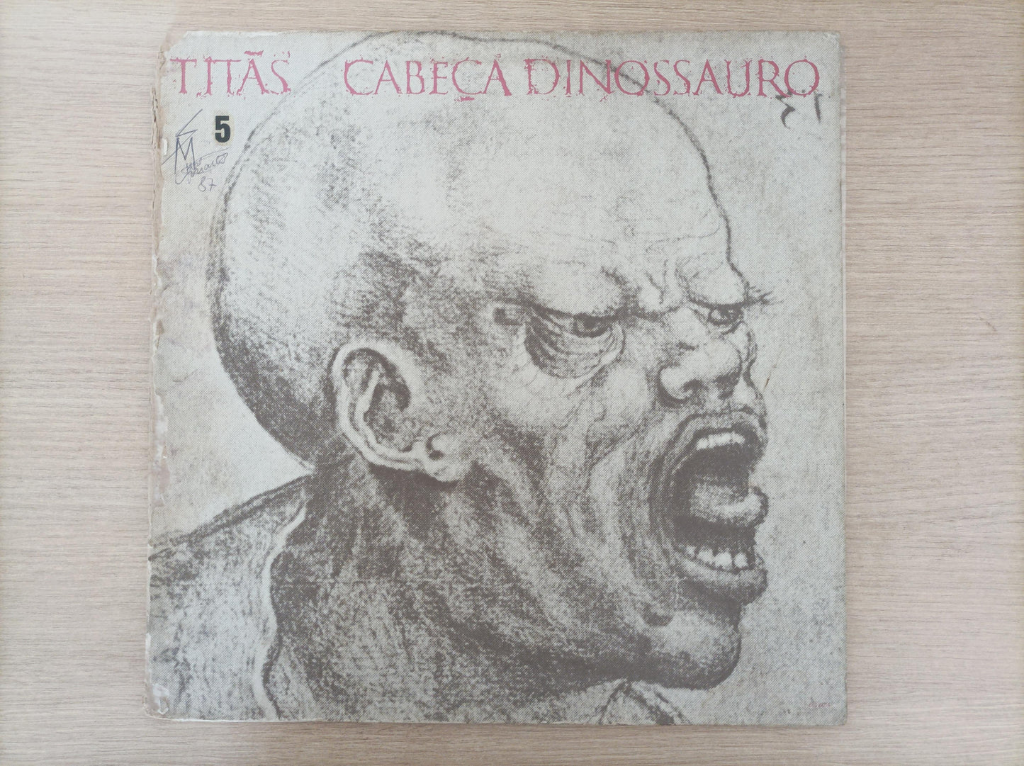 Lp Vinil Titãs Cabeça Dinossauro Capa Dupla