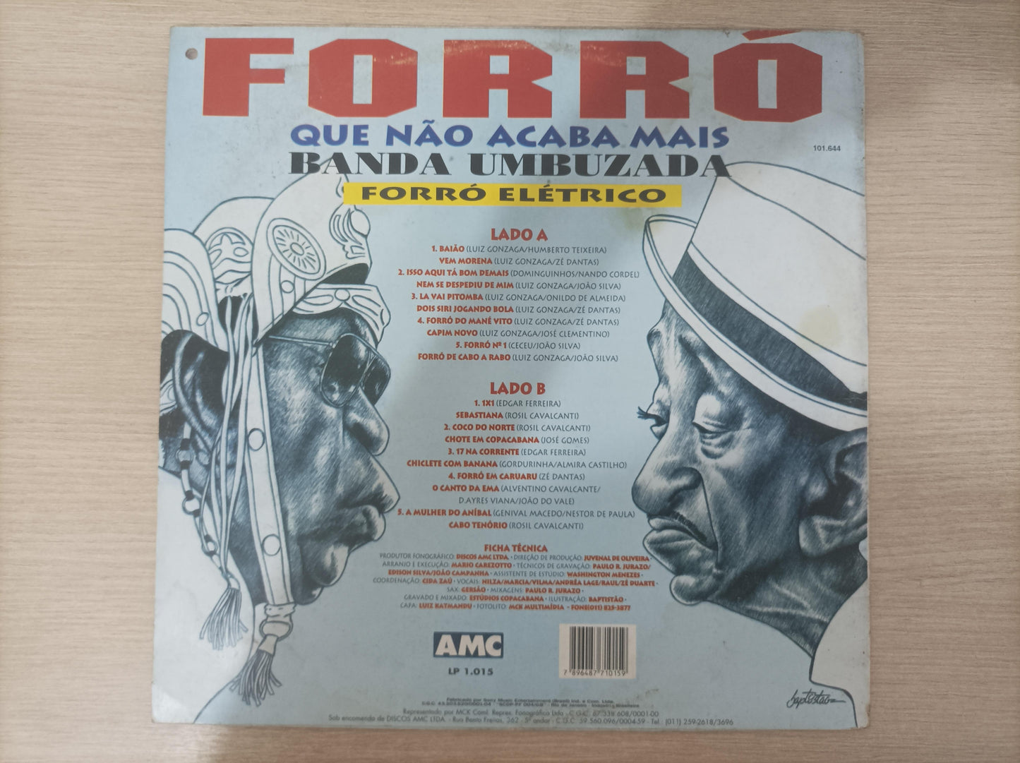 Lp Vinil Banda Umbuzada Forró Que Não Acaba Mais
