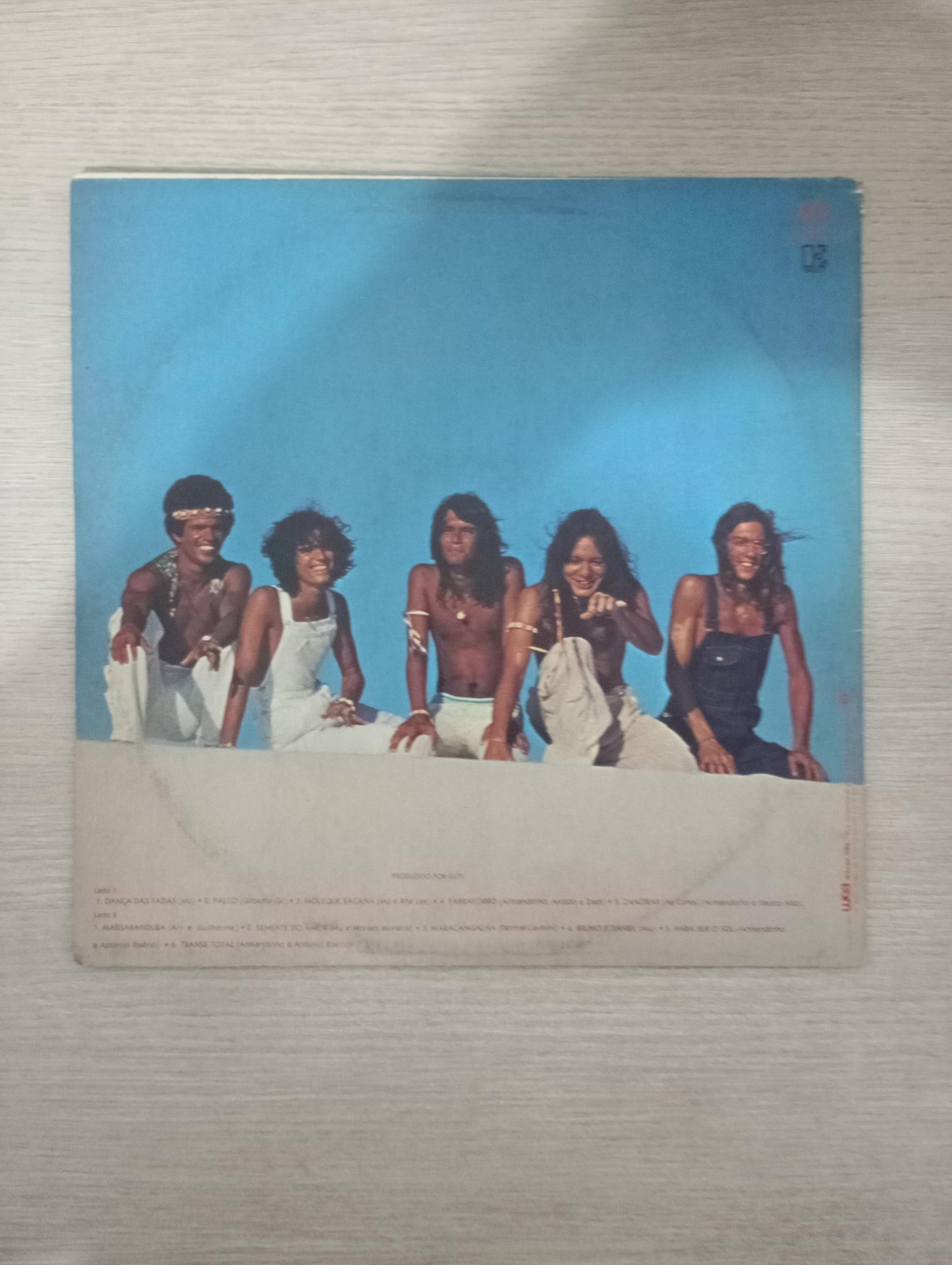 Disco Vinil Transe Total A Cor Do Som Com Encarte A