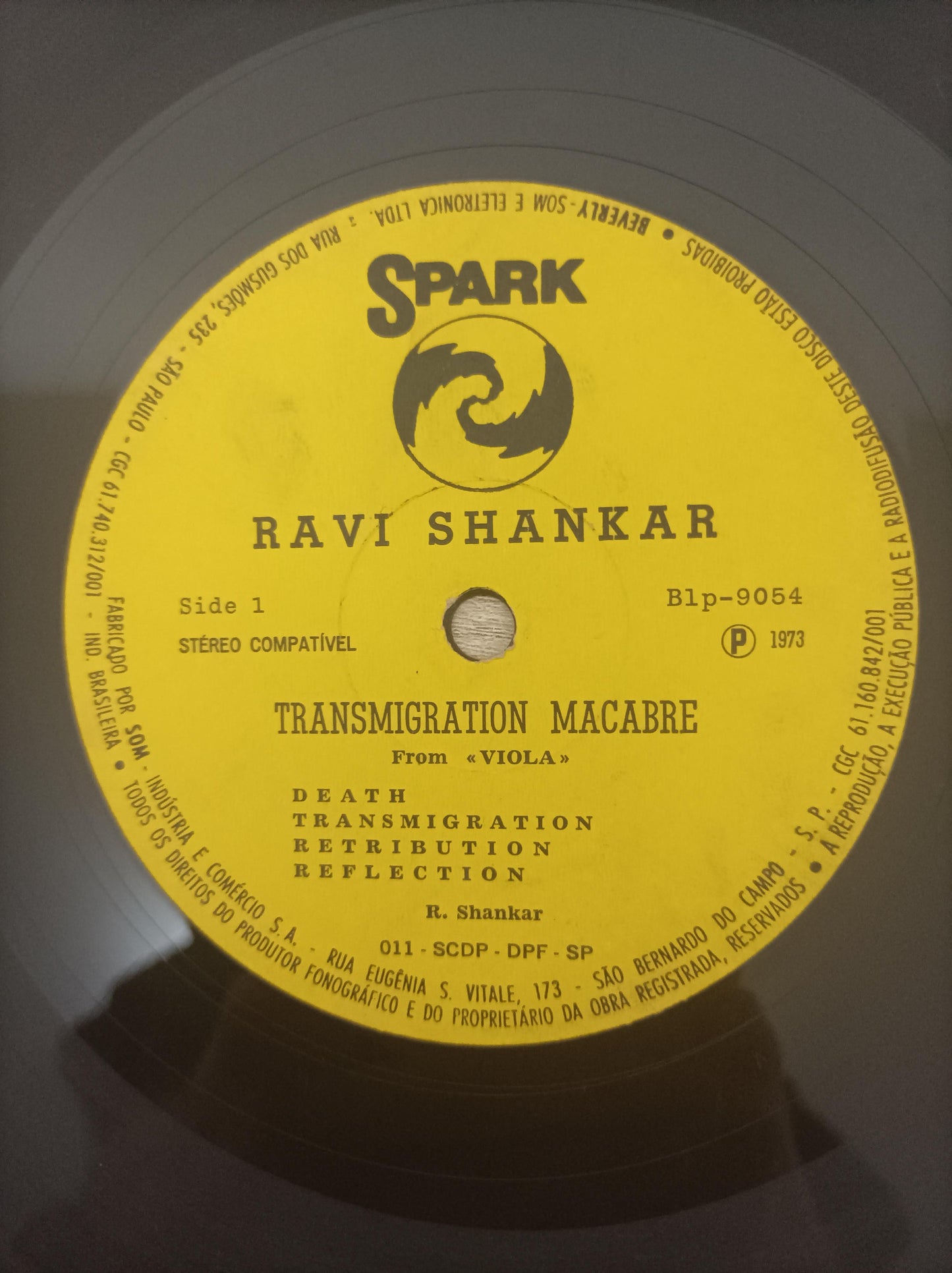 Lp Vinil Ravi Shankar Transmigration Macabre Com Encarte