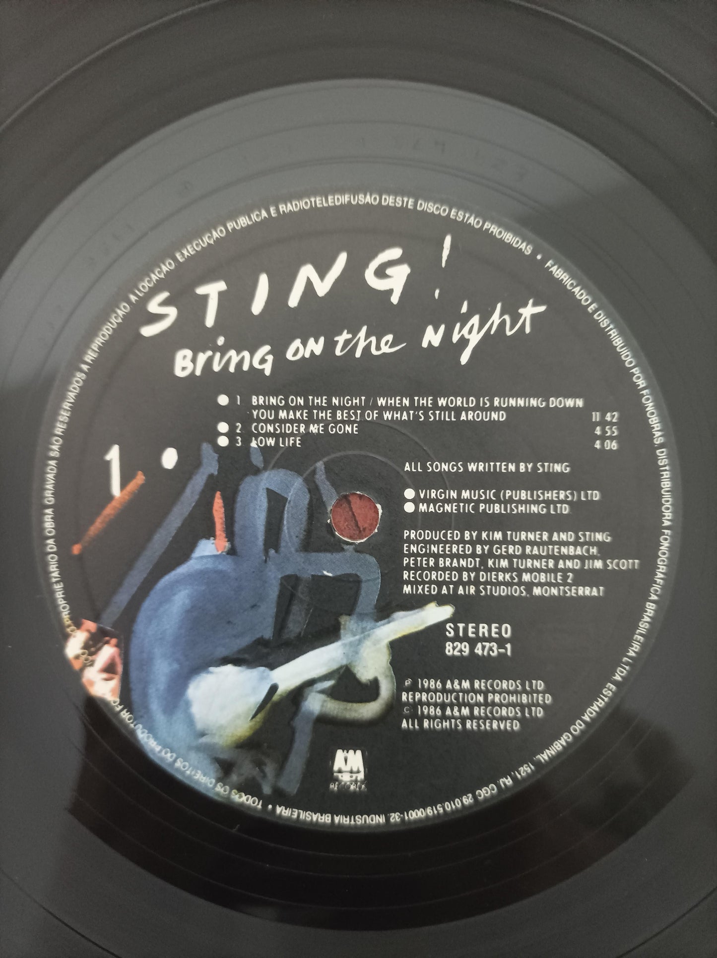 Disco Vinil Bring On The Night Sting Duplo Com Encartes A