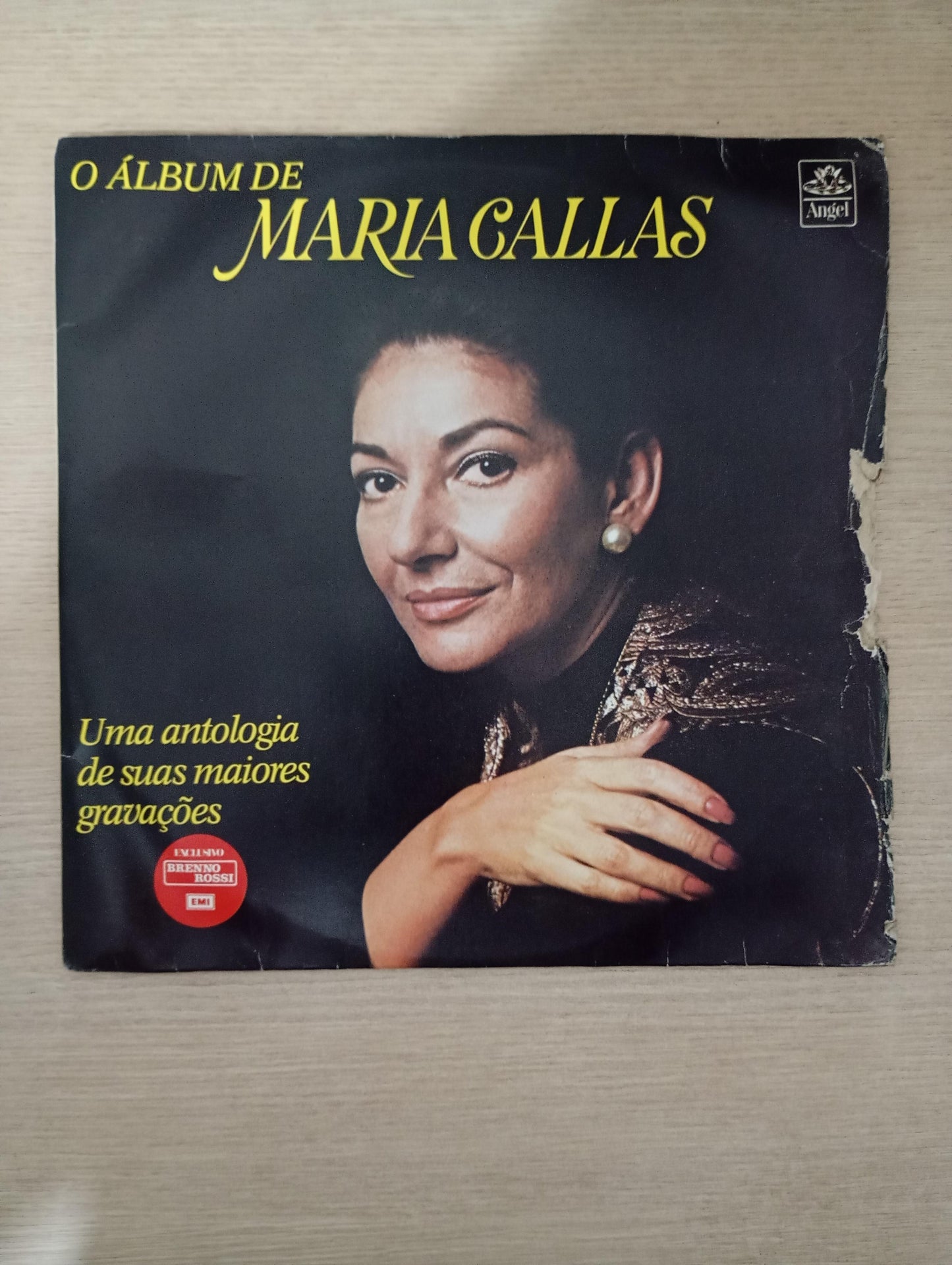 Lp Vinil O Álbum de Maria Callas Duplo Com Encartes