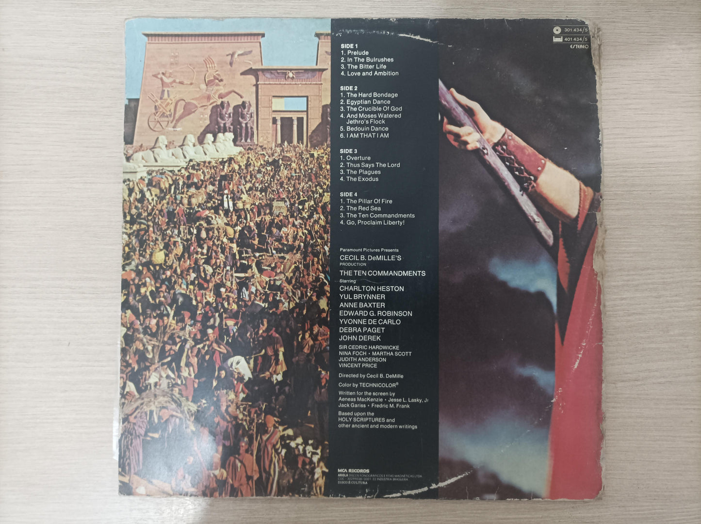 Lp Vinil The Ten Commandments Trilha Sonora Duplo