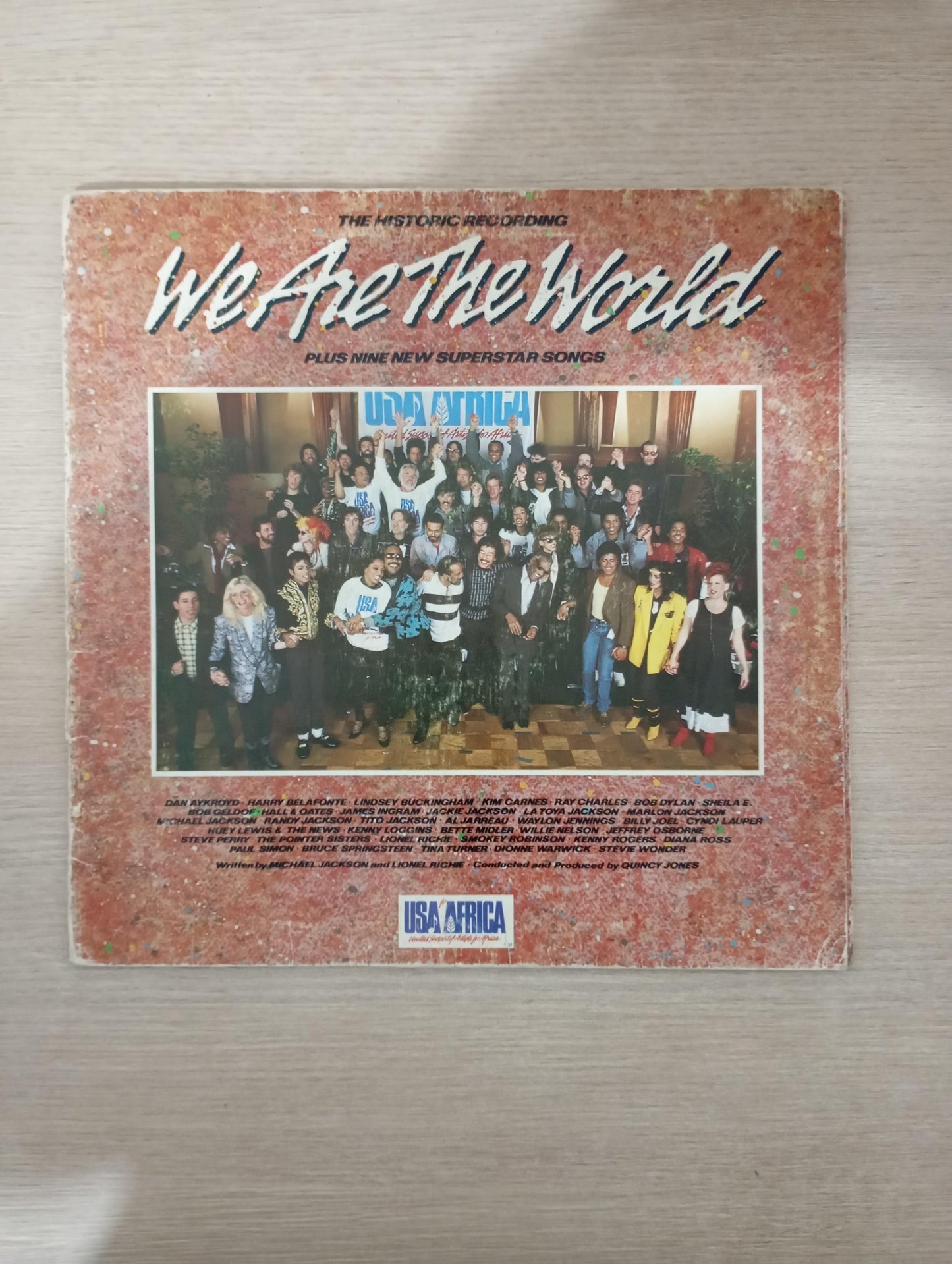 Lp Vinil USA For Africa We Are The World Capa Dupla