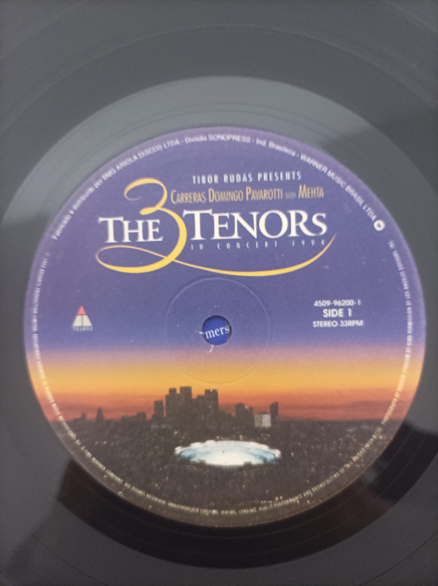 Lp Vinil The 3 Tenors In Concert 1994 Duplo Com Encartes