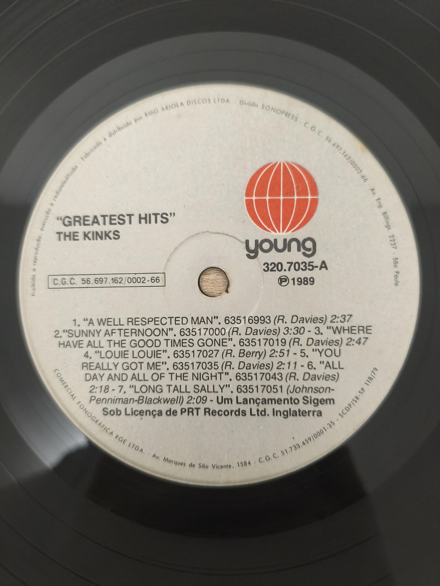 Lp Vinil The Kinks Are Well Respected Men