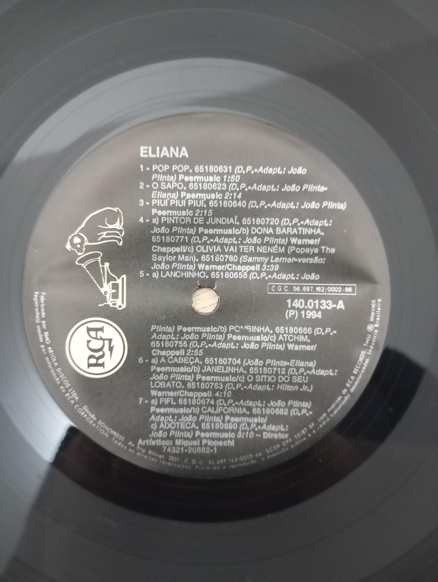 Lp Vinil Eliana 1994 Com Encartes