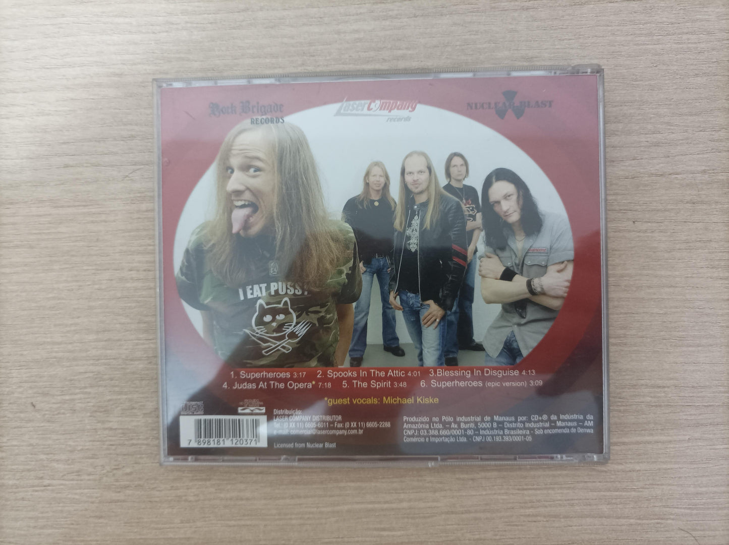 CD Edguy Superheroes