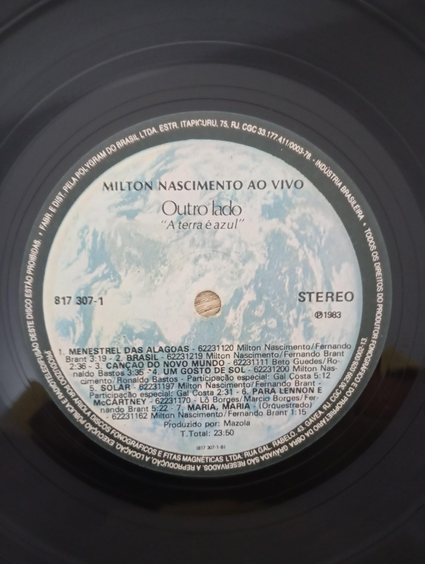 Lp Vinil Milton Nascimento Ao Vivo Capa Dupla Com Encarte
