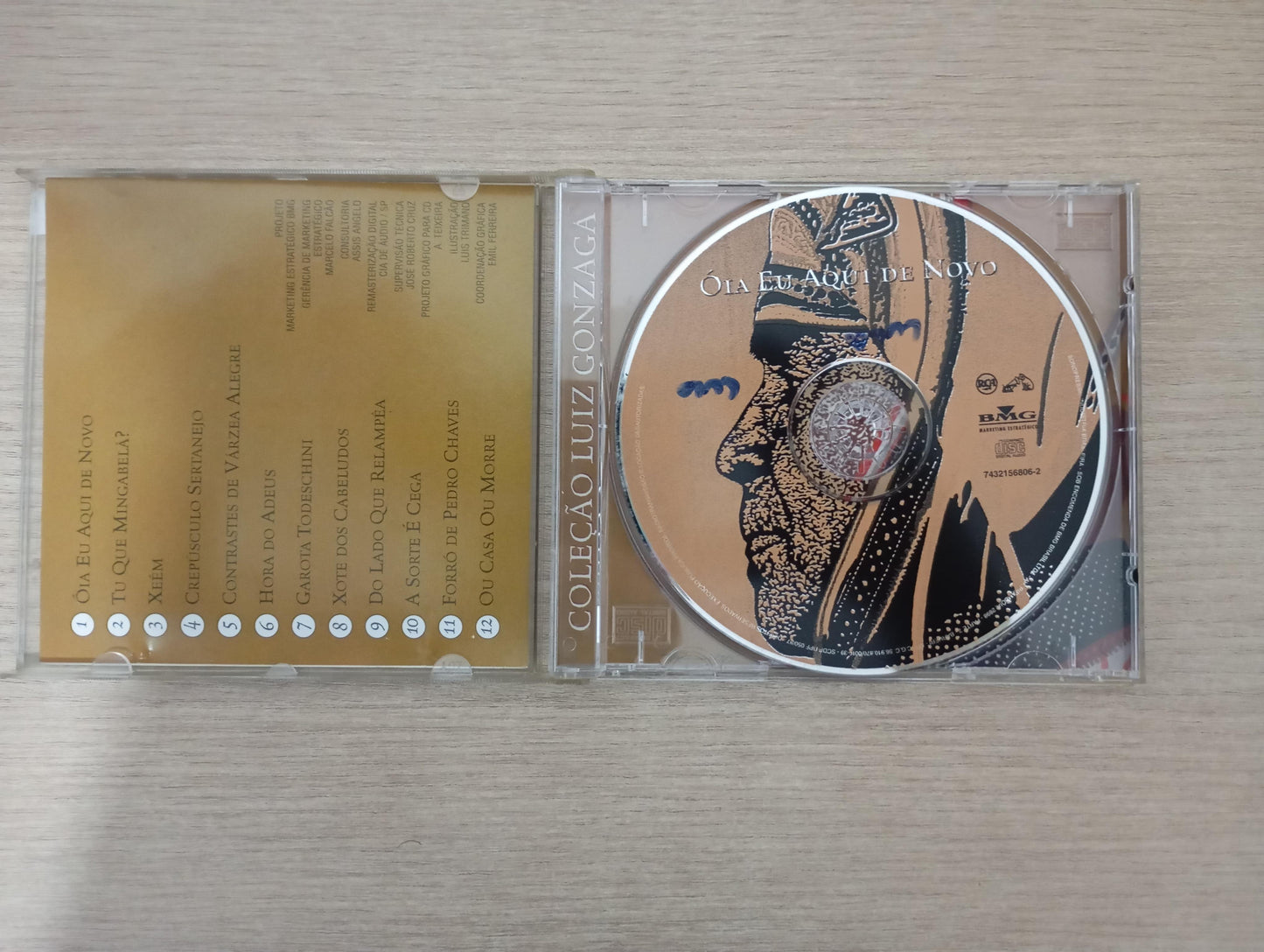 CD Luiz Gonzaga Óia Eu Aqui De Novo