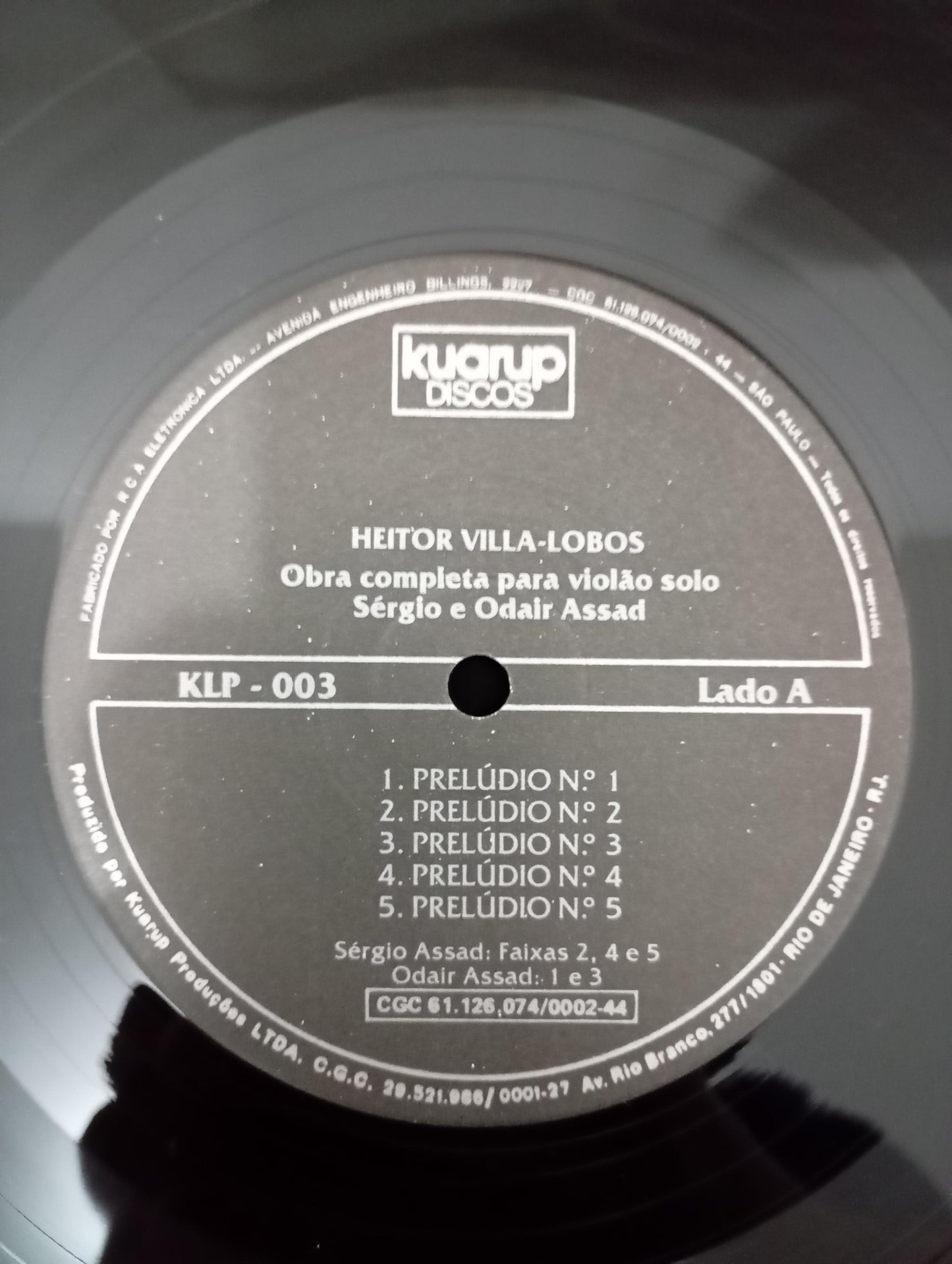 Lp Vinil Heitor Villa-Lobos Obra Completa Violão Solo Duplo