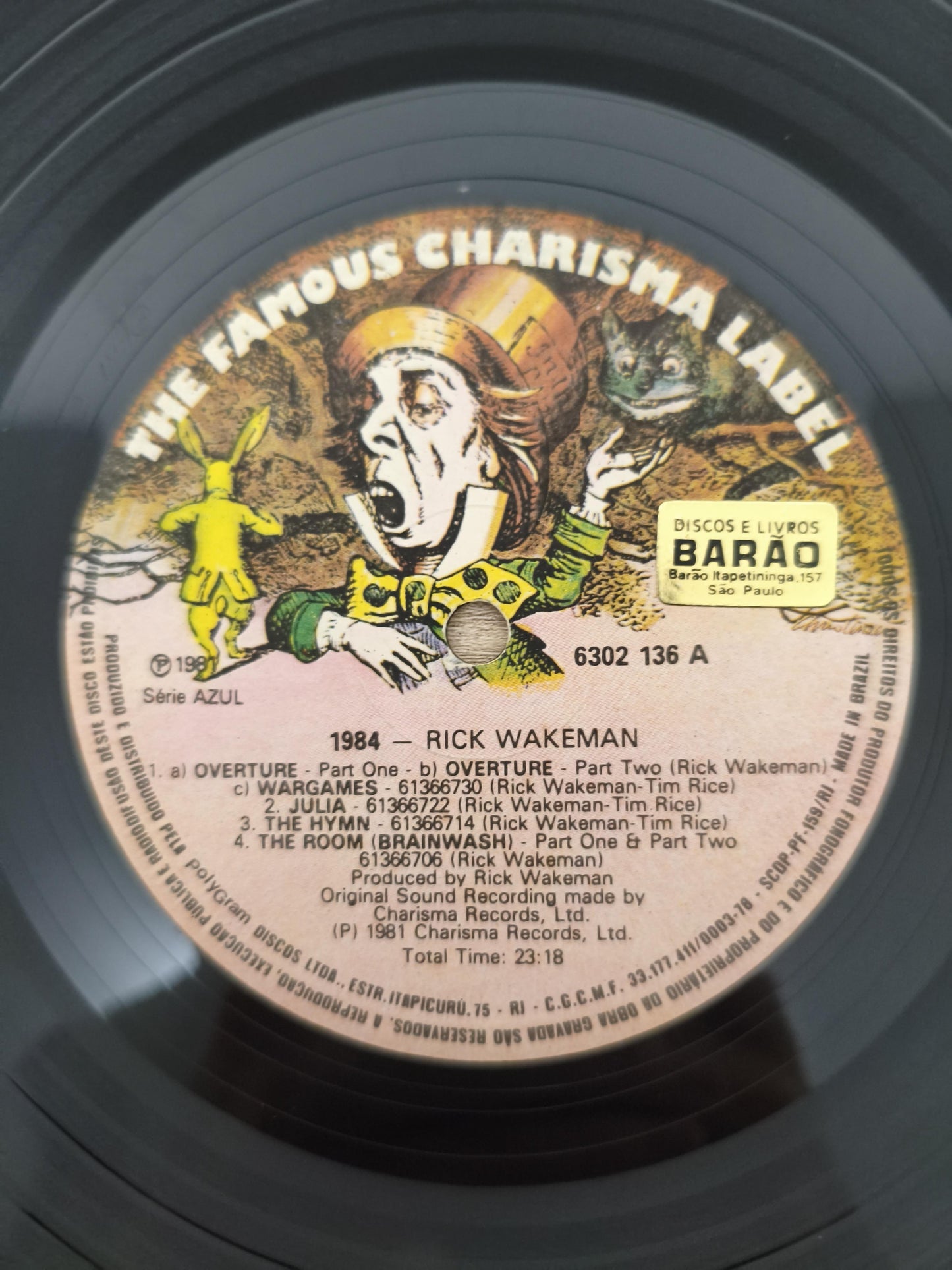 Lp Vinil Rick Wakeman 1984
