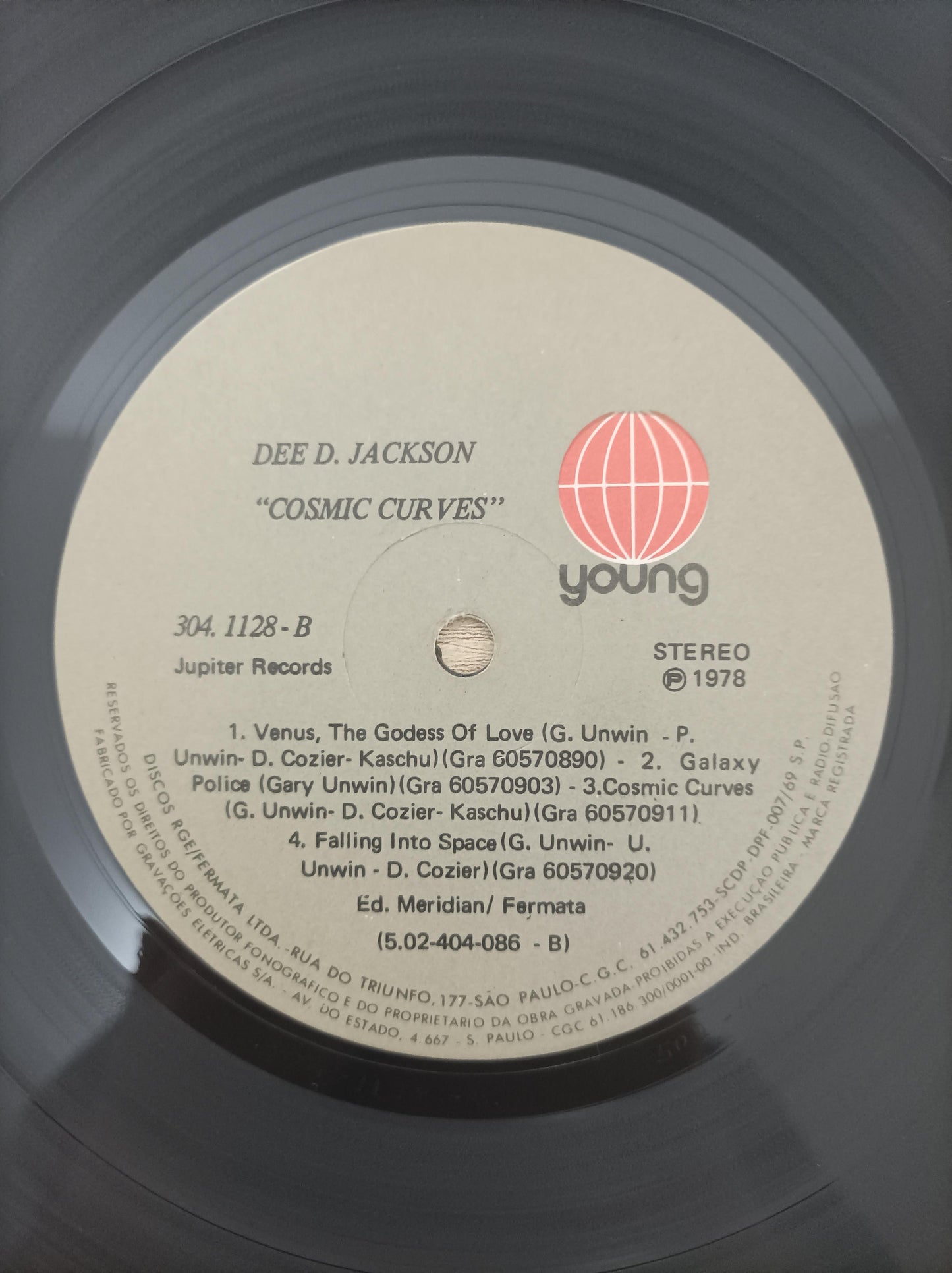 Lp Vinil Dee D. Jackson Cosmic Curves