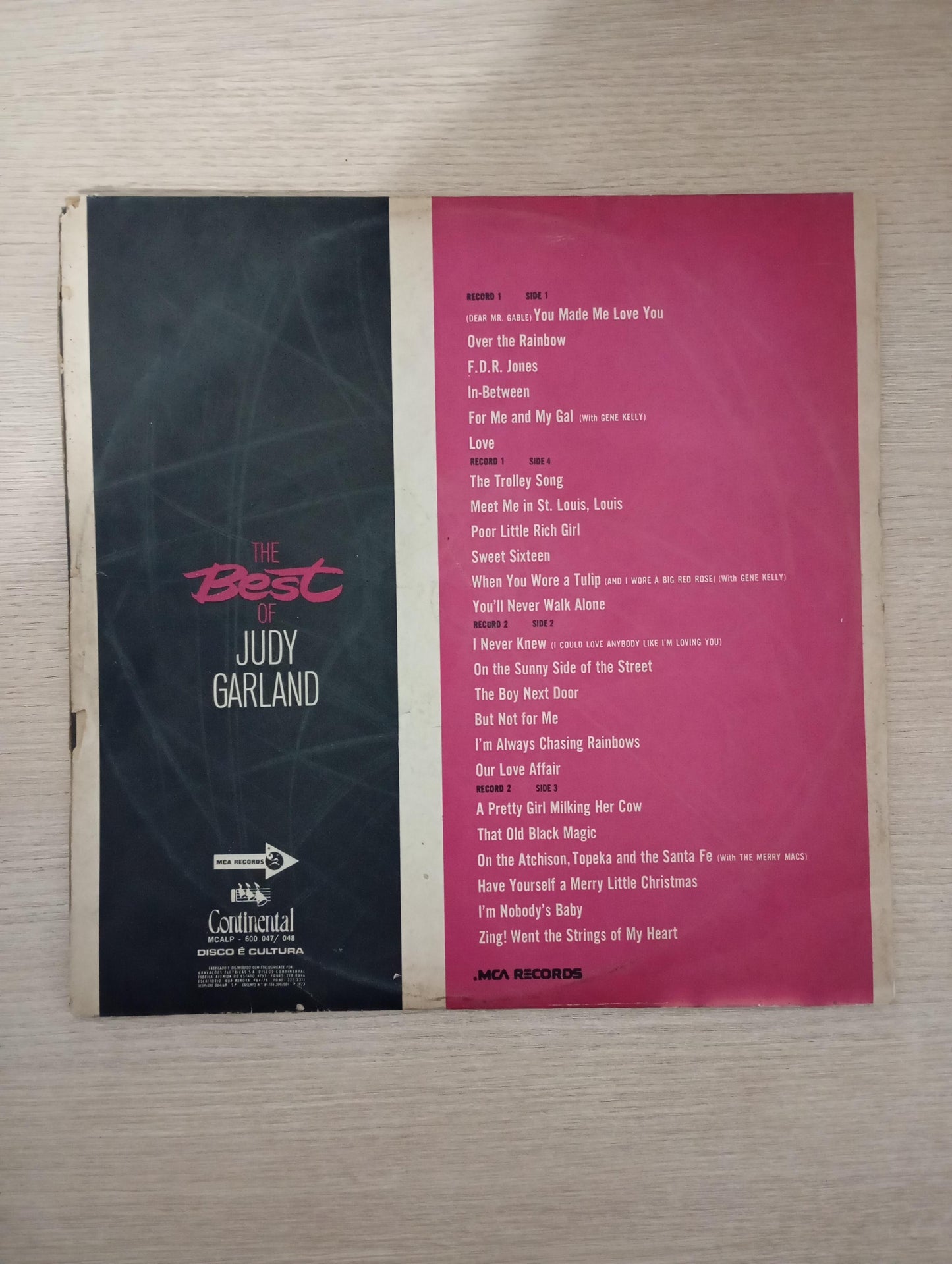 Lp Vinil Judy Garland The Best Of Judy Garland Duplo