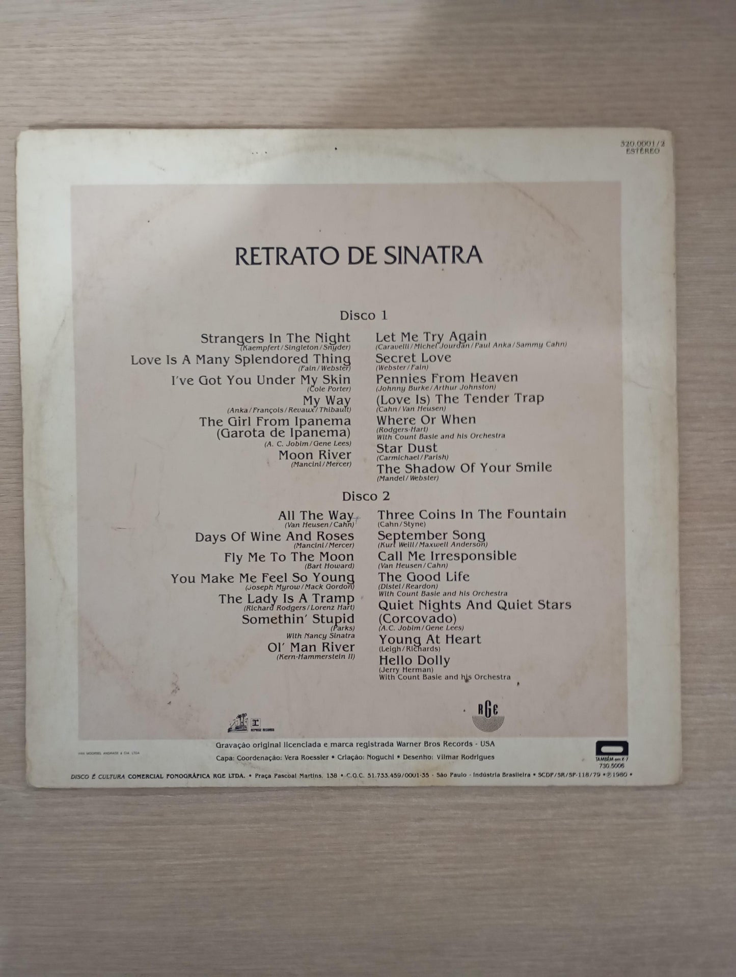Lp Vinil Frank Sinatra Retrato De Sinatra Duplo