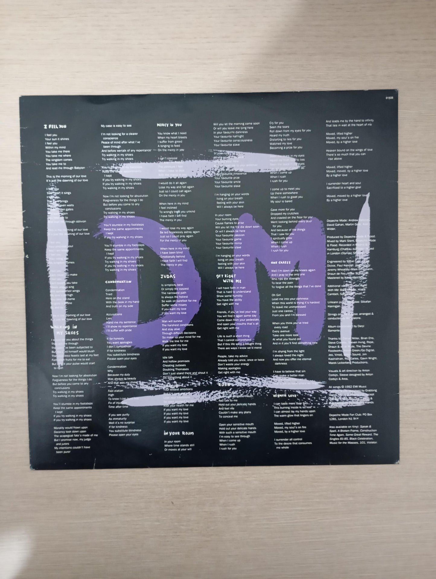 Lp Vinil Depeche Mode Songs Of Faith And Devotion C Encarte