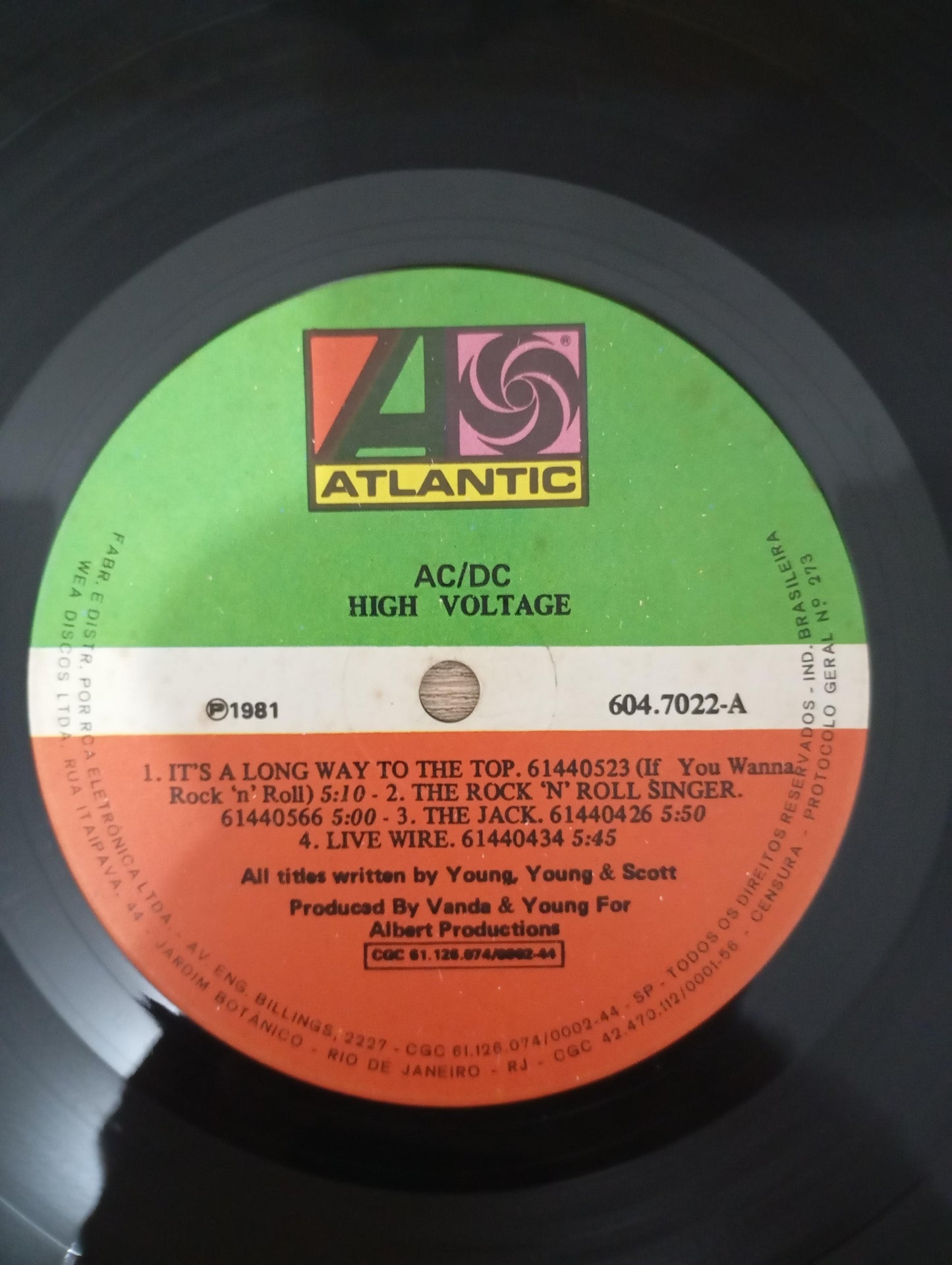 Lp Vinil AC/DC High Voltage