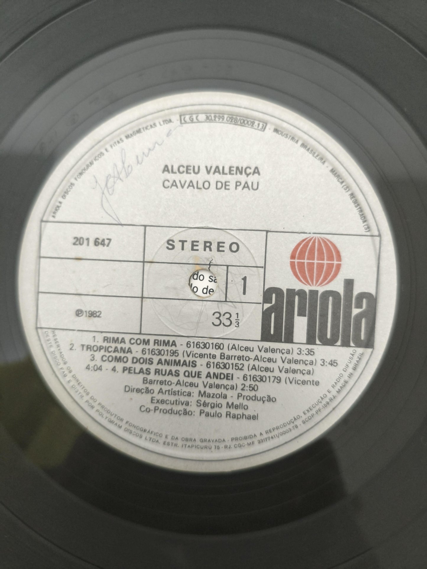 Lp Vinil Alceu Valença Cavalo De Pau Com Encarte