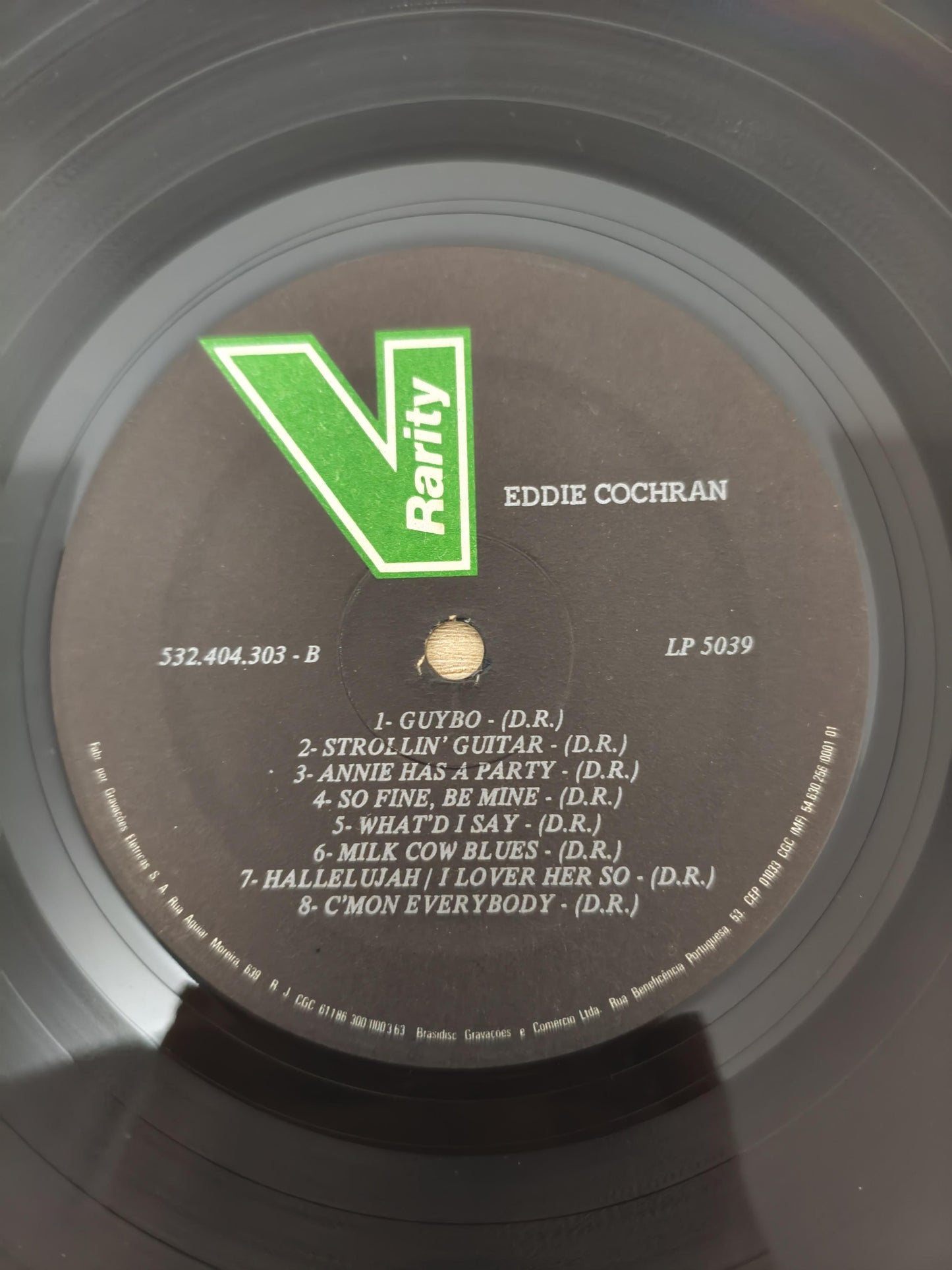 Lp Vinil Eddie Cochran The Legend