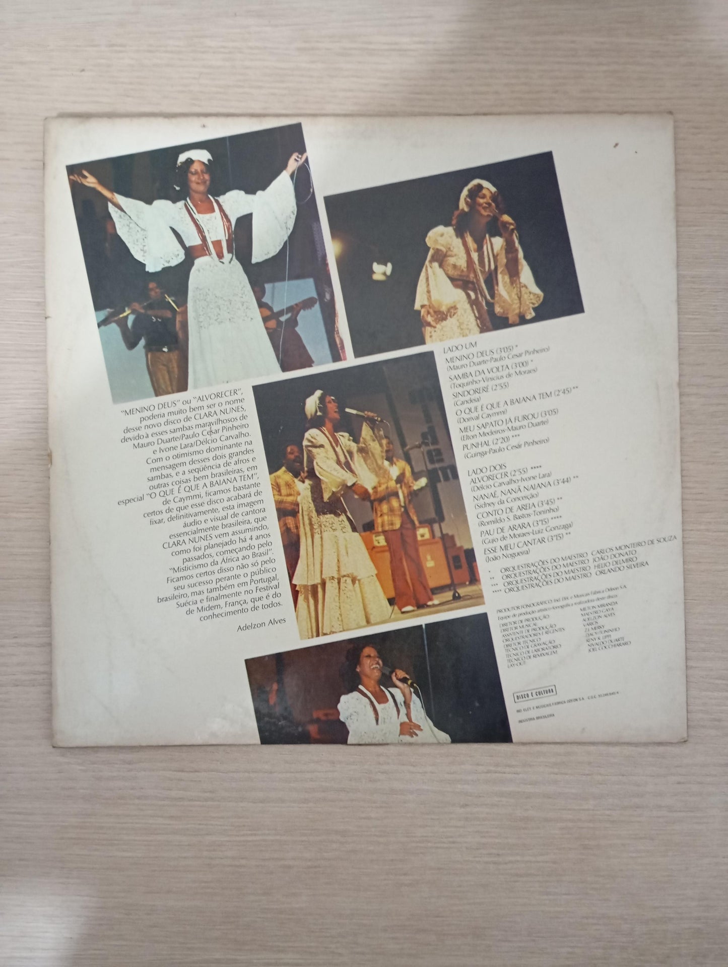 Lp Vinil Clara Nunes Alvorecer