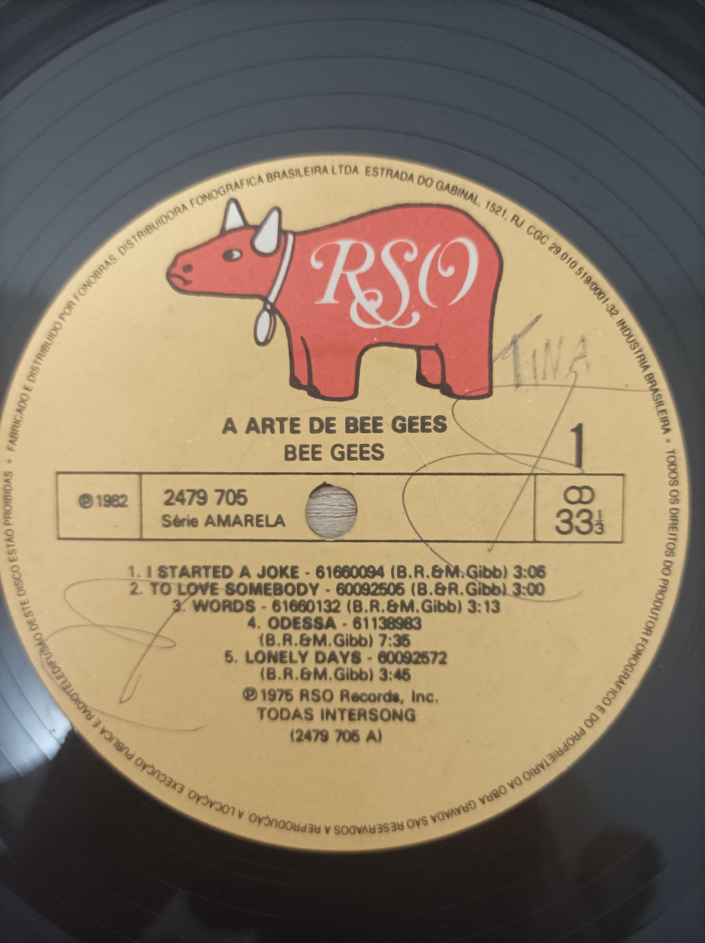 Lp Vinil Bee Gees A arte de Duplo