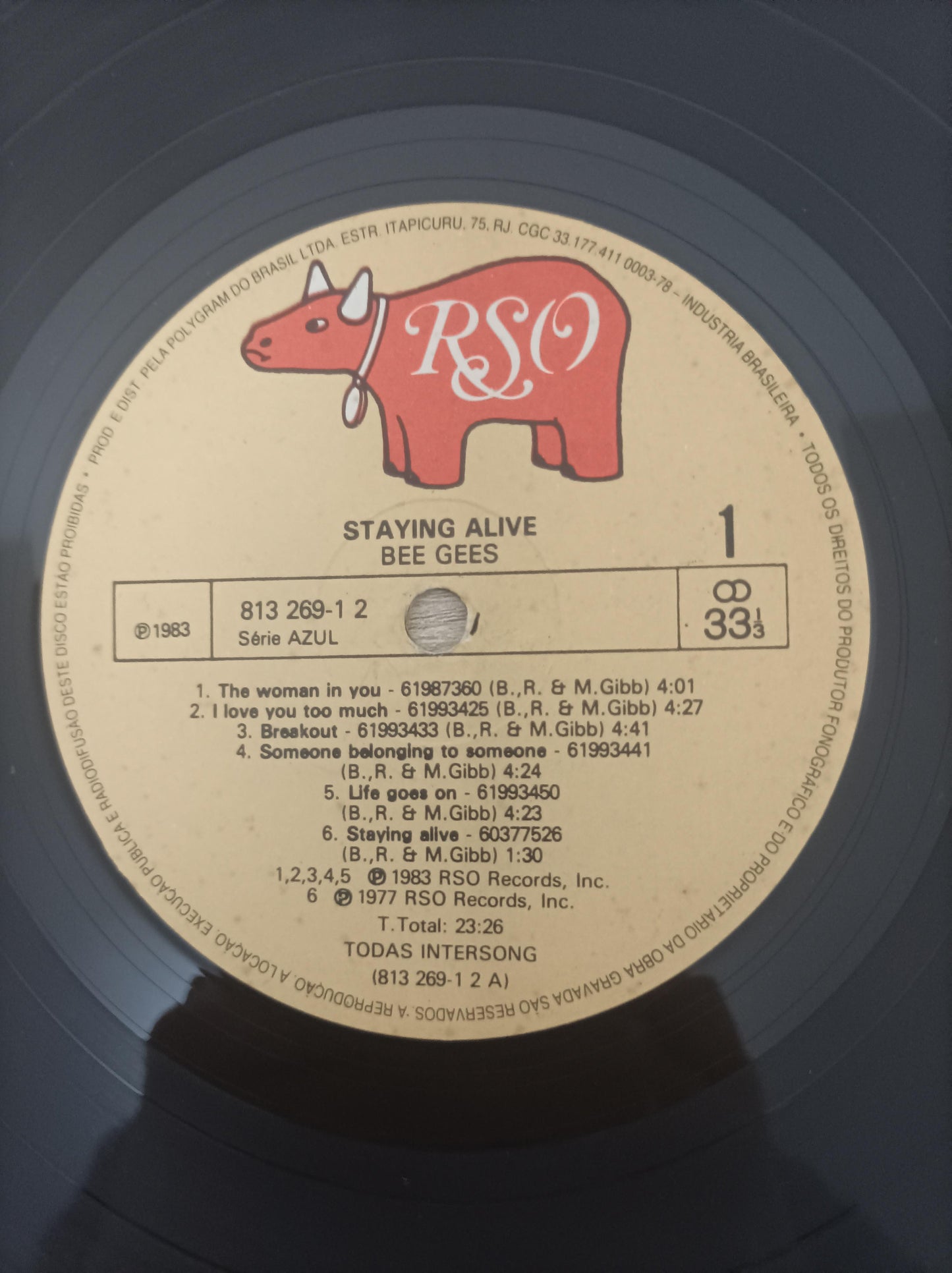 Disco Vinil Alive Staying Capa Dupla A