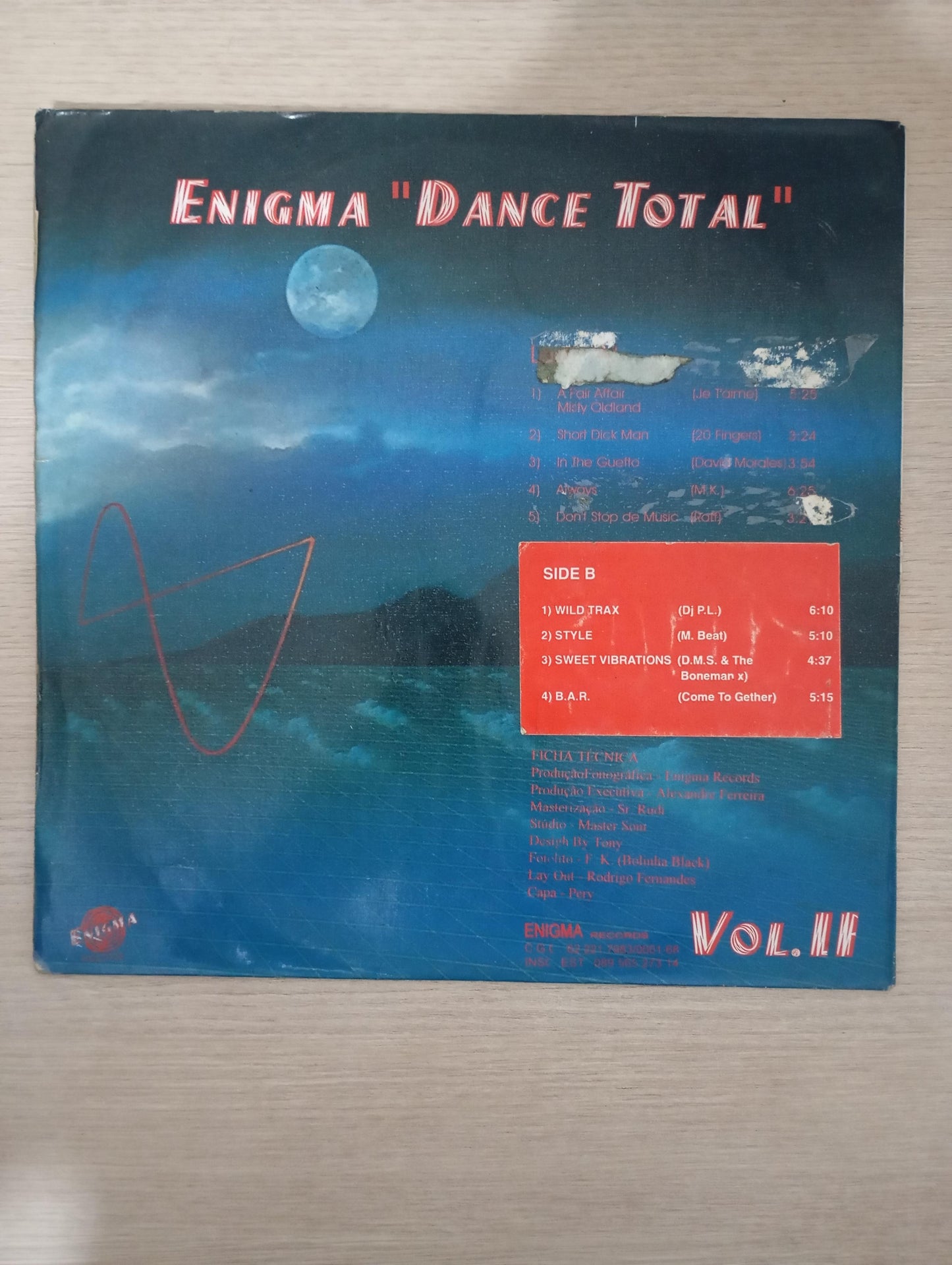 Disco Vinil Dance Total Vol. II Enigma A
