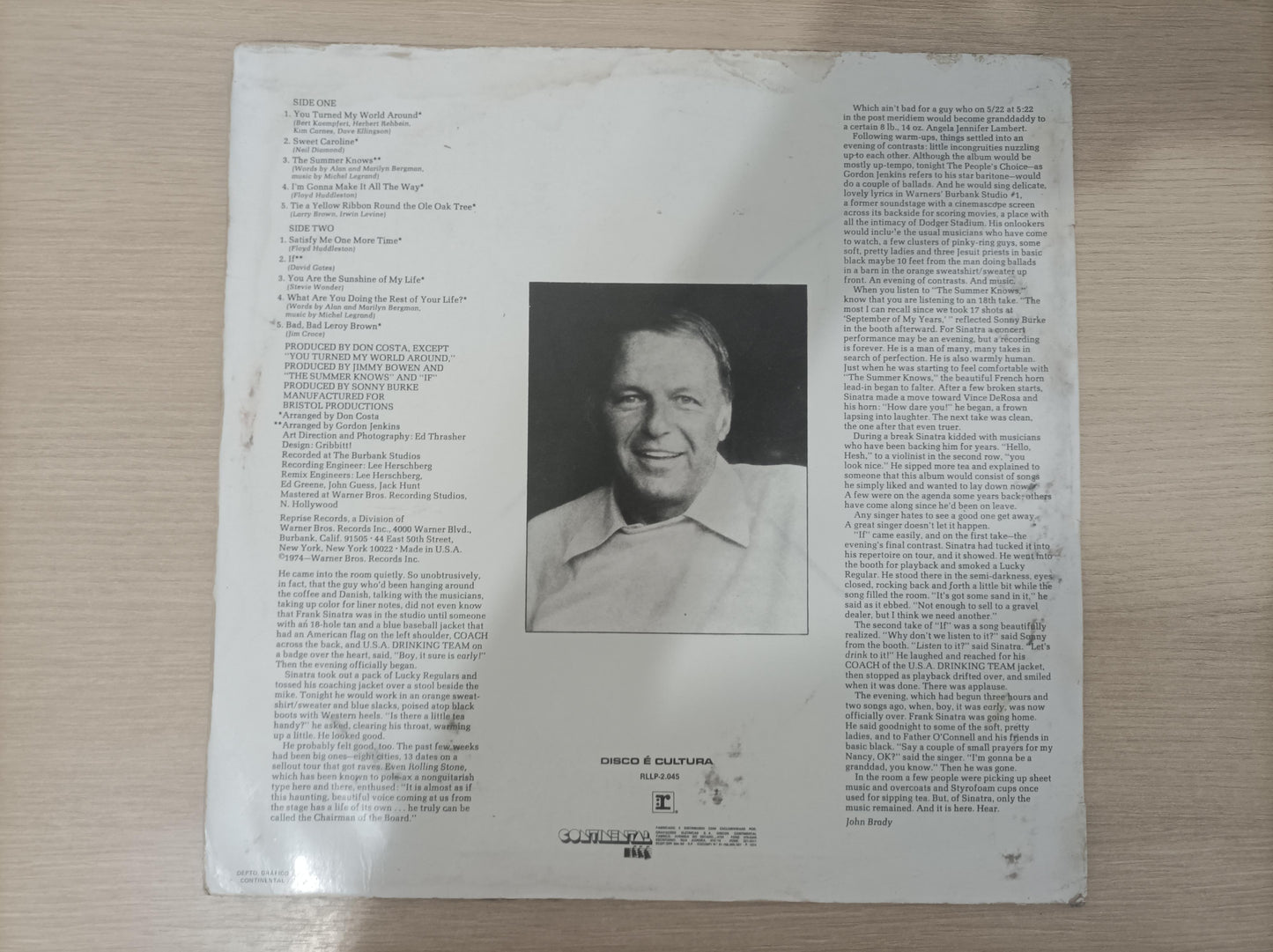 Lp Vinil Frank Sinatra Some Nice Things I've Missed