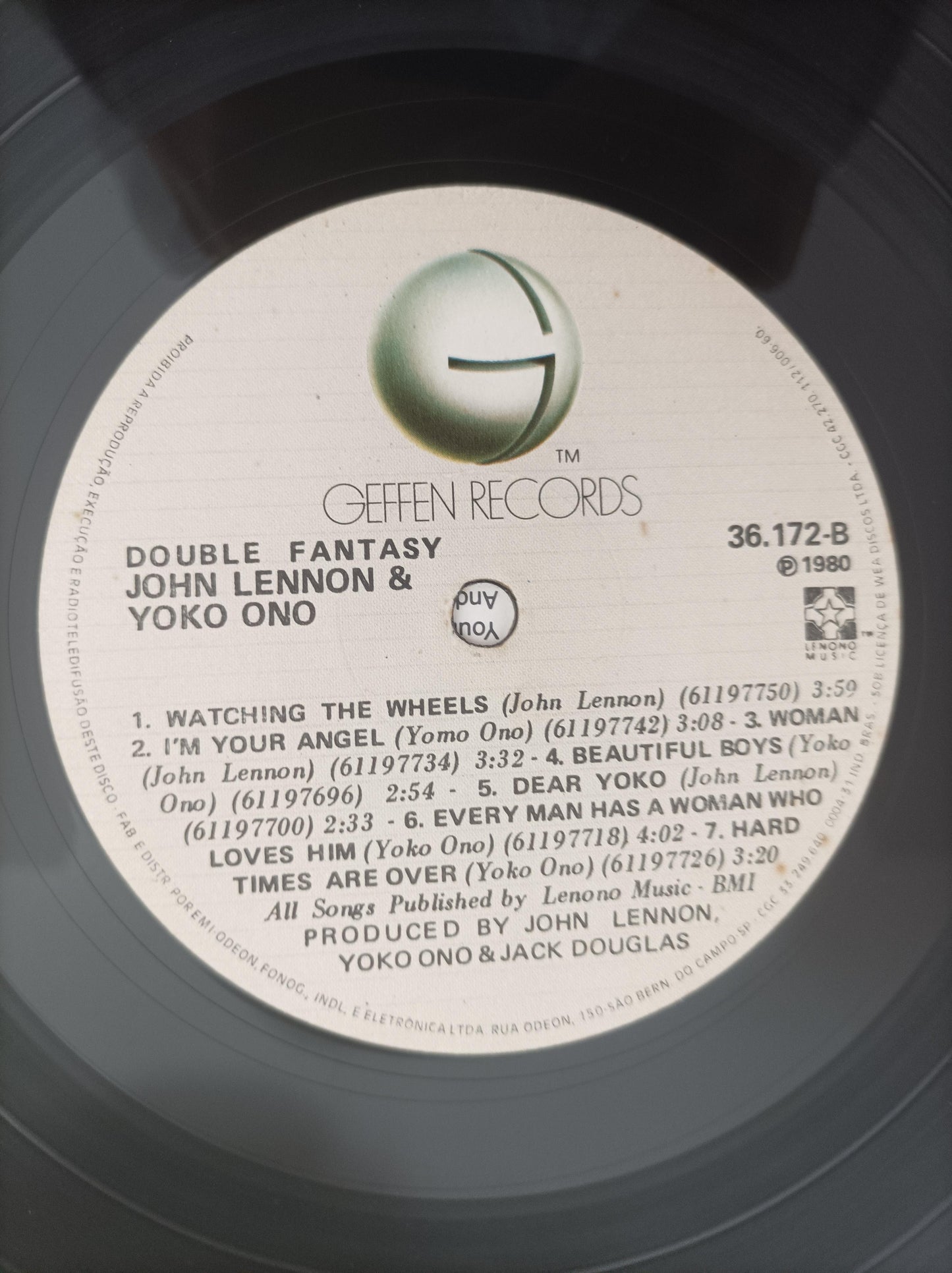 Disco Vinil Double Fantasy John Lennon & Yoko Ono Encarte A
