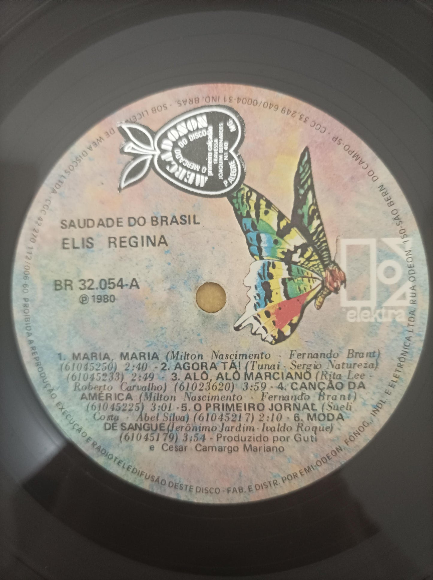 Lp Vinil Elis Regina Saudade Do Brasil Com Encarte