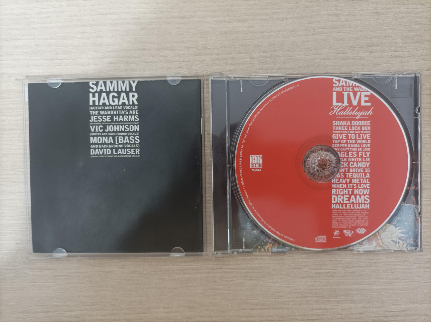 CD Sammy and the Wabo's Live Hallelujah