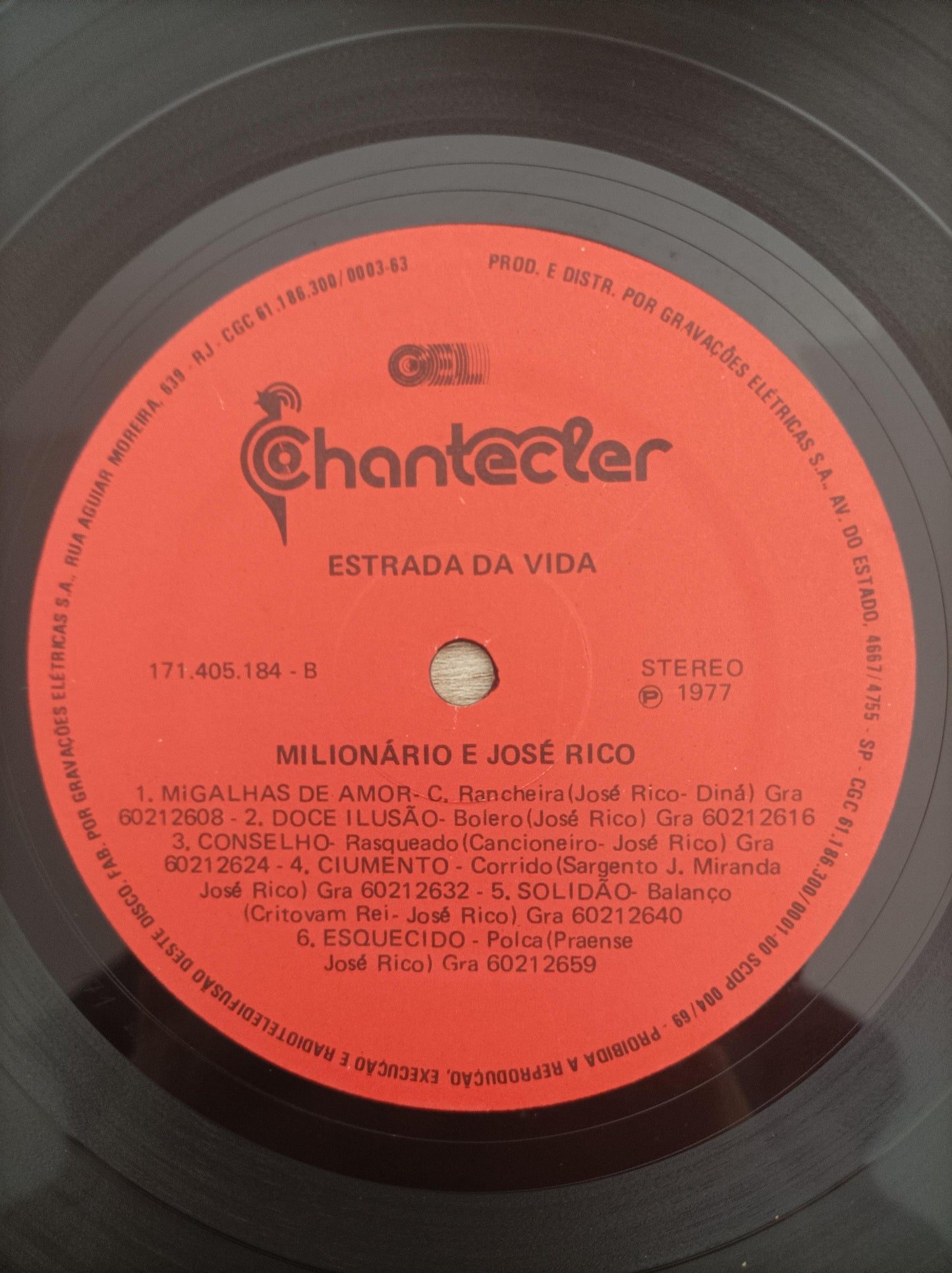Lp Vinil Milionário & José Rico Estrada da Vida Vol. 5