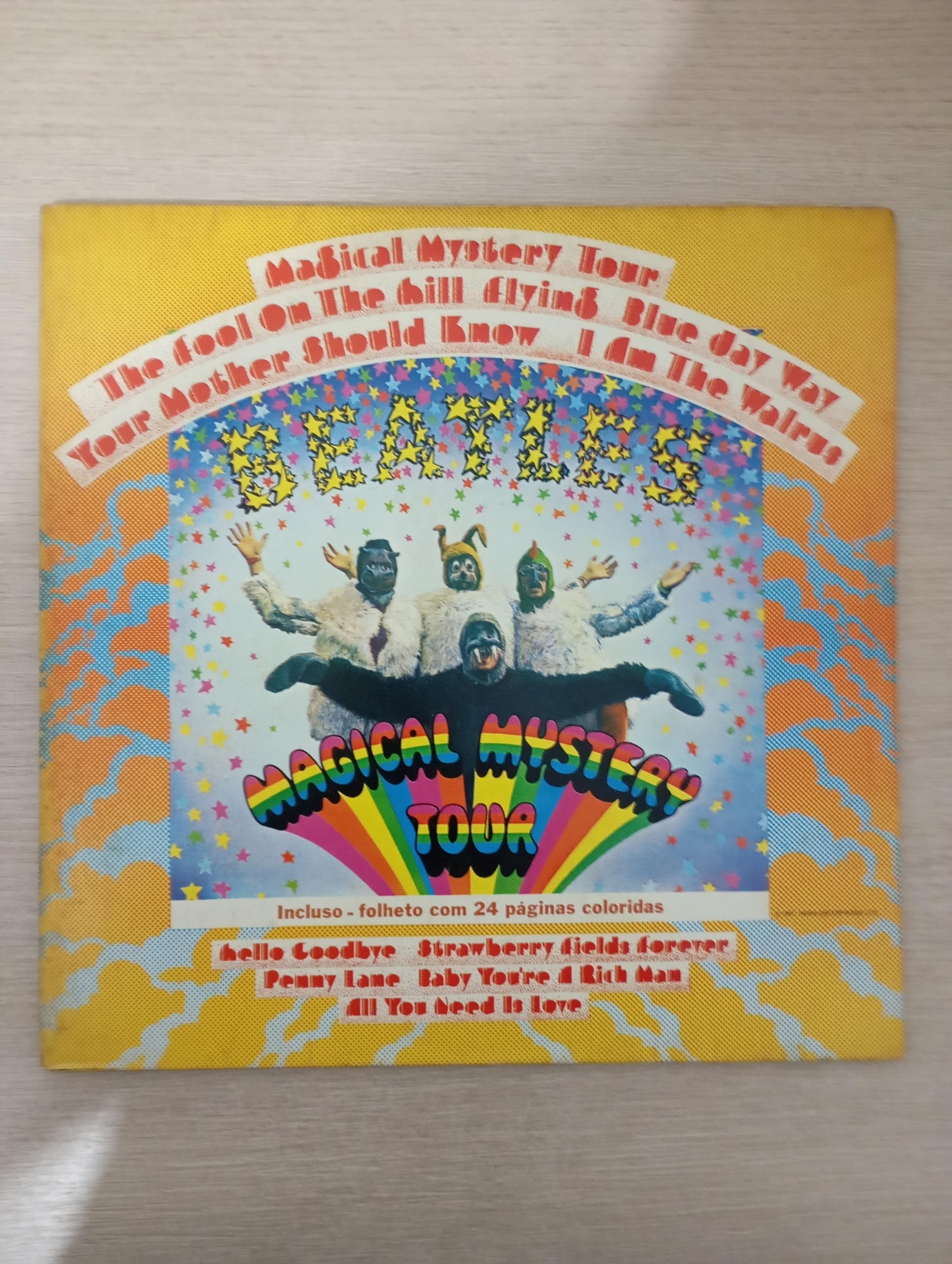 Lp Vinil The Beatles Magical Mystery Tour Capa Dupla Livreto