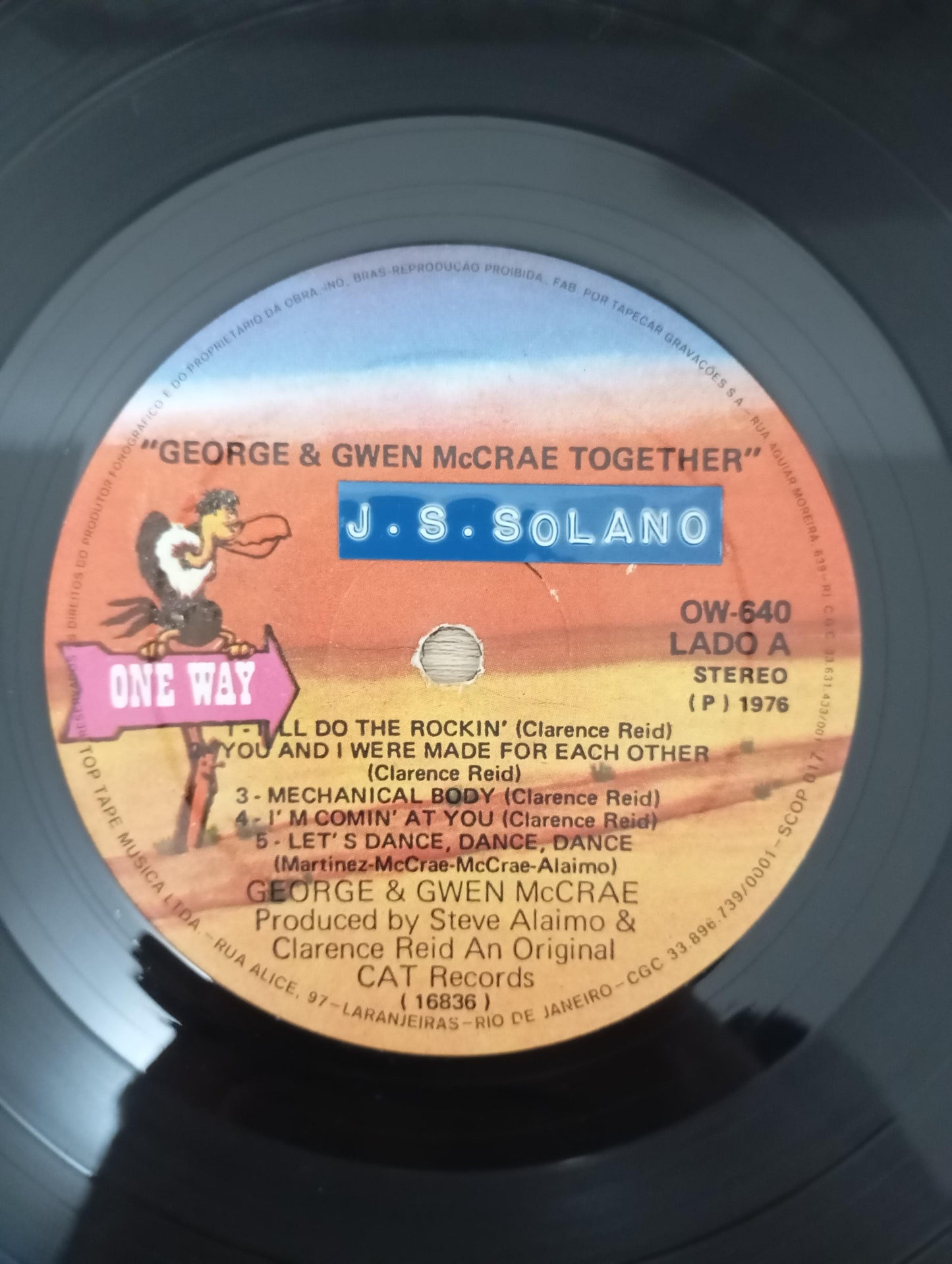 Lp Vinil George & Gwen McCrae Together