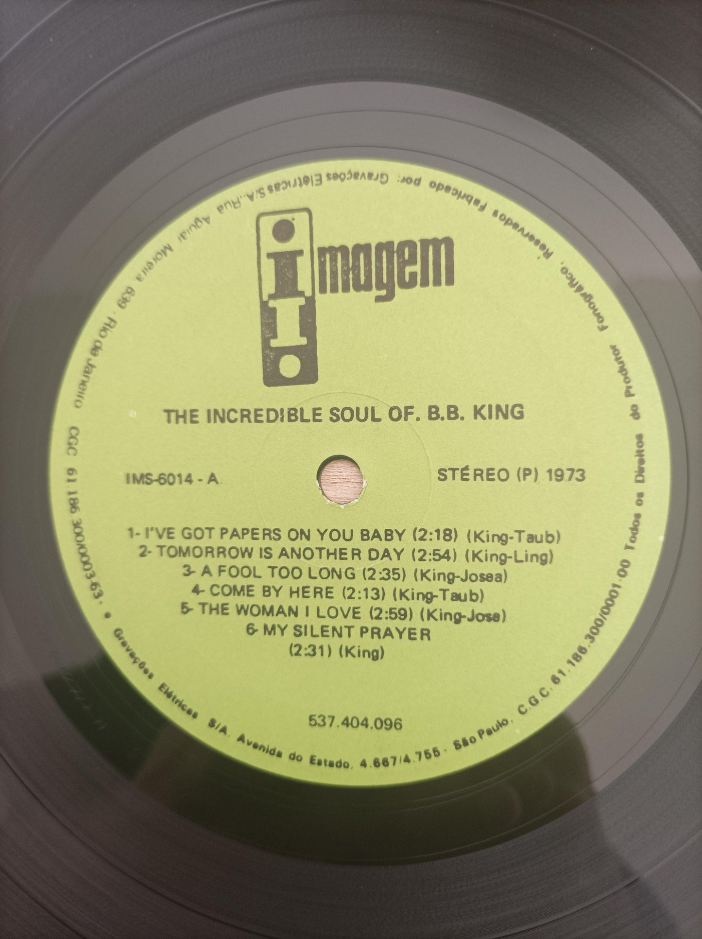 Lp Vinil B.B. King The Incredible Soul Of