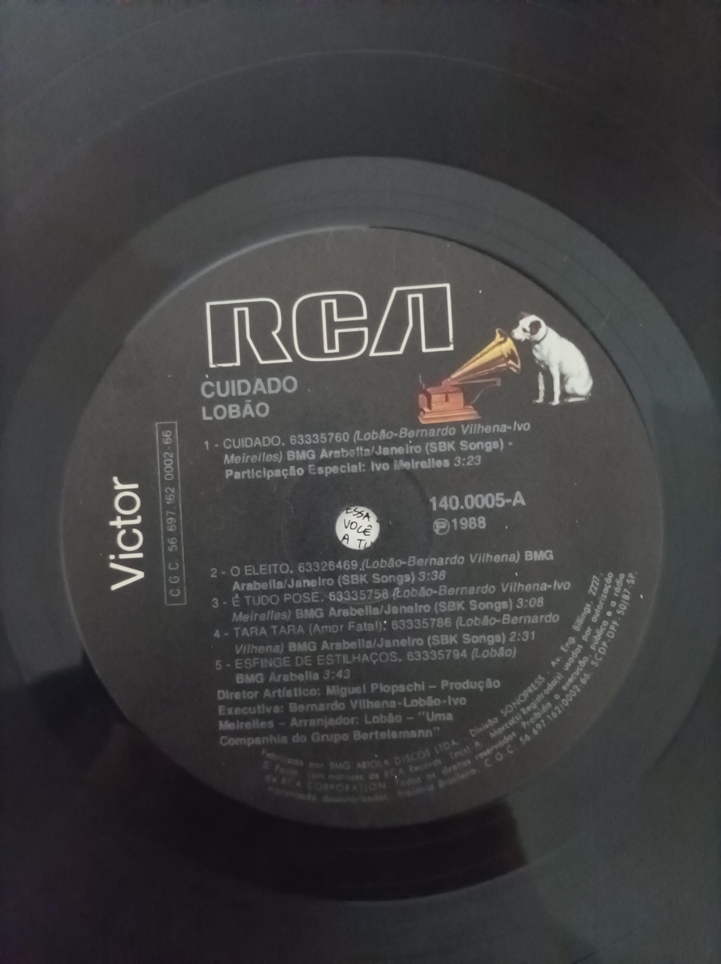 Lp Vinil Lobão Cuidado Com Encarte