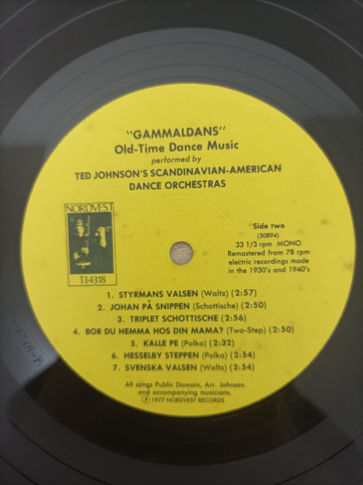 Lp Vinil Ted Johnson Gammaldans! Old Time Dance Importado