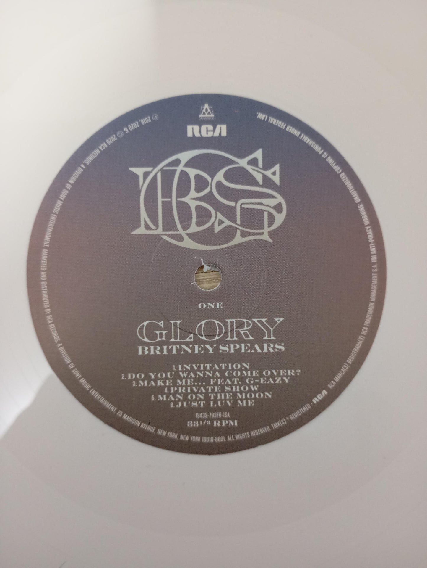 Lp Vinil Britney Spears Glory Duplo Com Encartes Imp USA