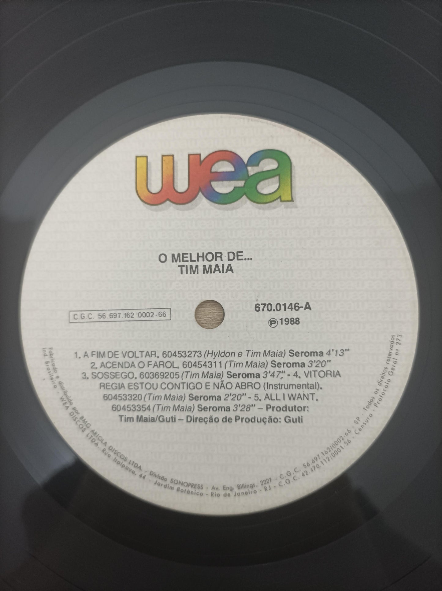 Lp Vinil Tim Maia O Melhor de