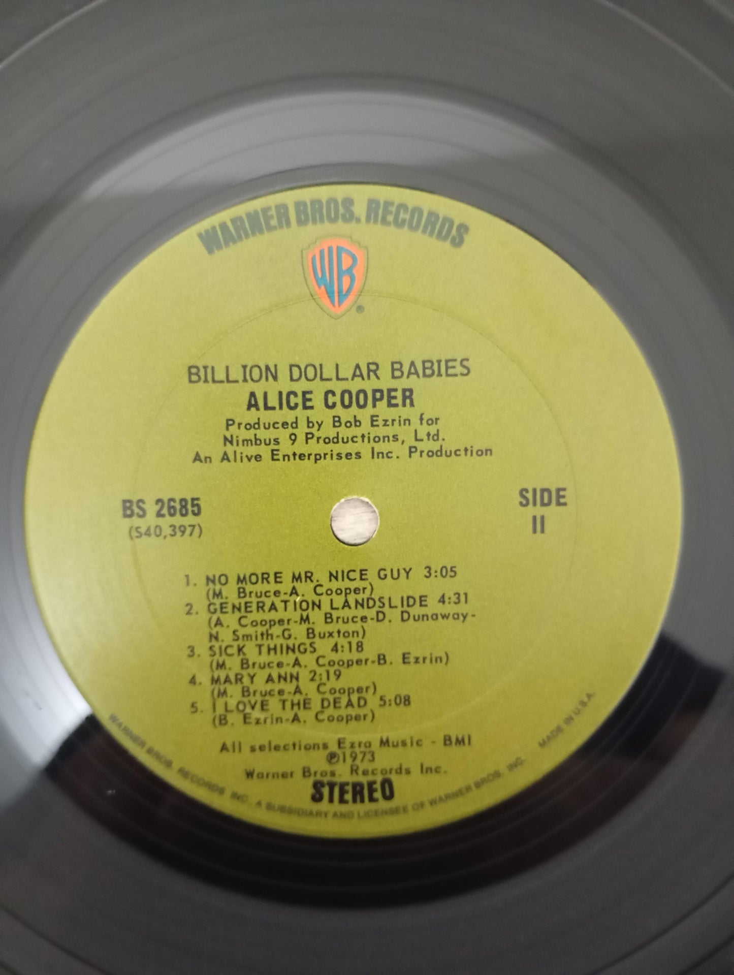 Lp Vinil Alice Cooper Billion Dollar Babies C Encarte Import