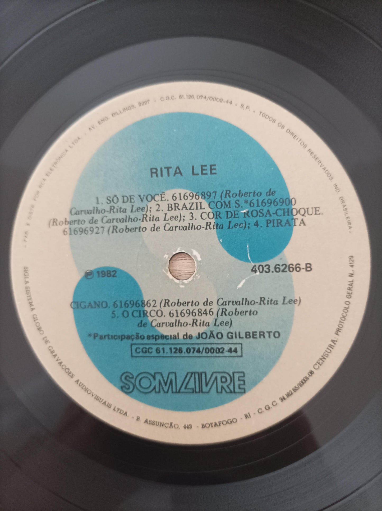 Lp Vinil Rita Lee & Roberto de Carvalho Com Encarte